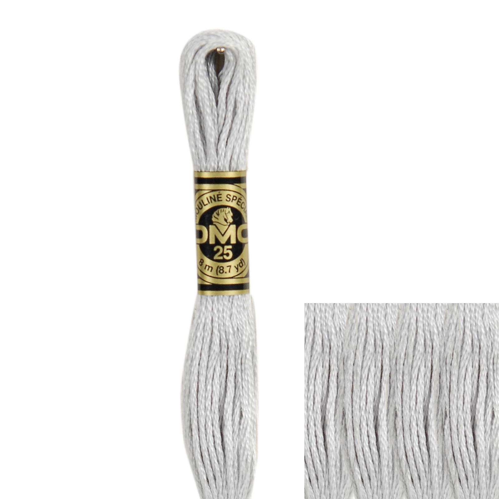 embroidery cotton mouliné spécial dmc - 02 - 8mt | 1pc