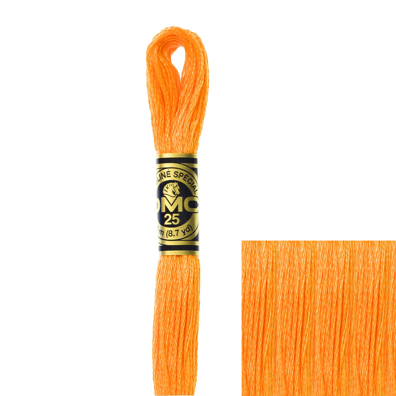 embroidery cotton mouliné spécial dmc - 741 - 8mt | 1pc