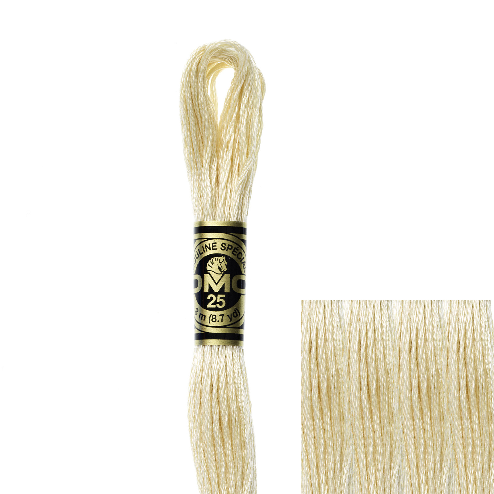 embroidery cotton mouliné spécial dmc - 739 - 8mt | 1pc