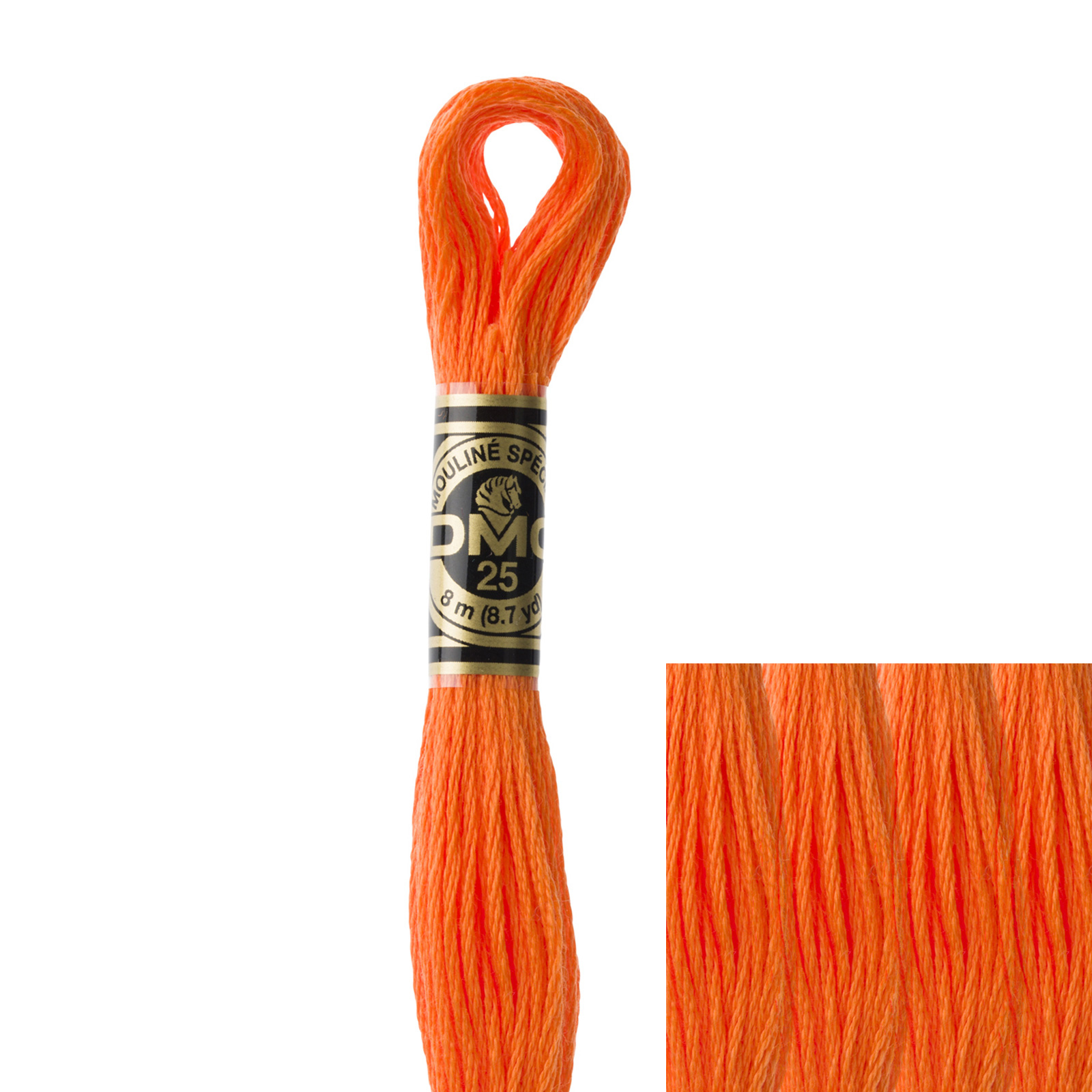 embroidery cotton mouliné spécial dmc - 970 - 8mt | 1pc