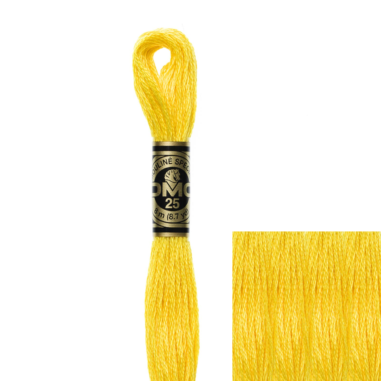 embroidery cotton mouliné spécial dmc - 973 - 8mt | 1pc