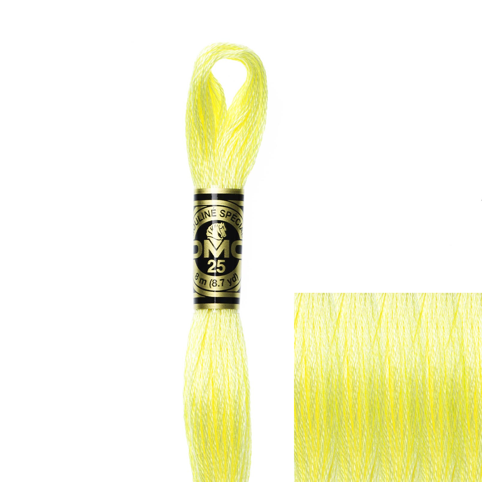 embroidery cotton mouliné spécial dmc - 445 - 8mt | 1pc