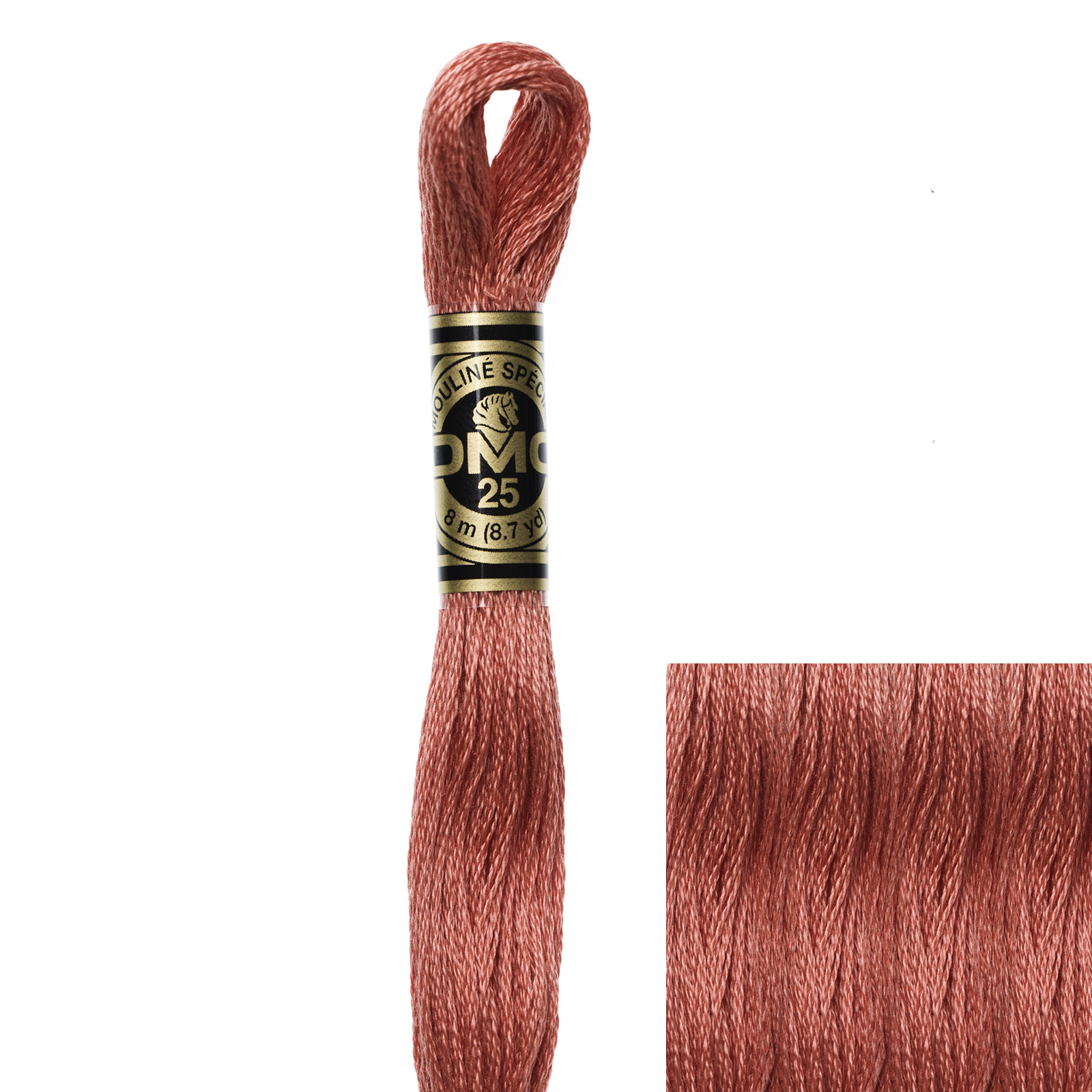 embroidery cotton mouliné spécial dmc - 3328 - 8mt | 1pc