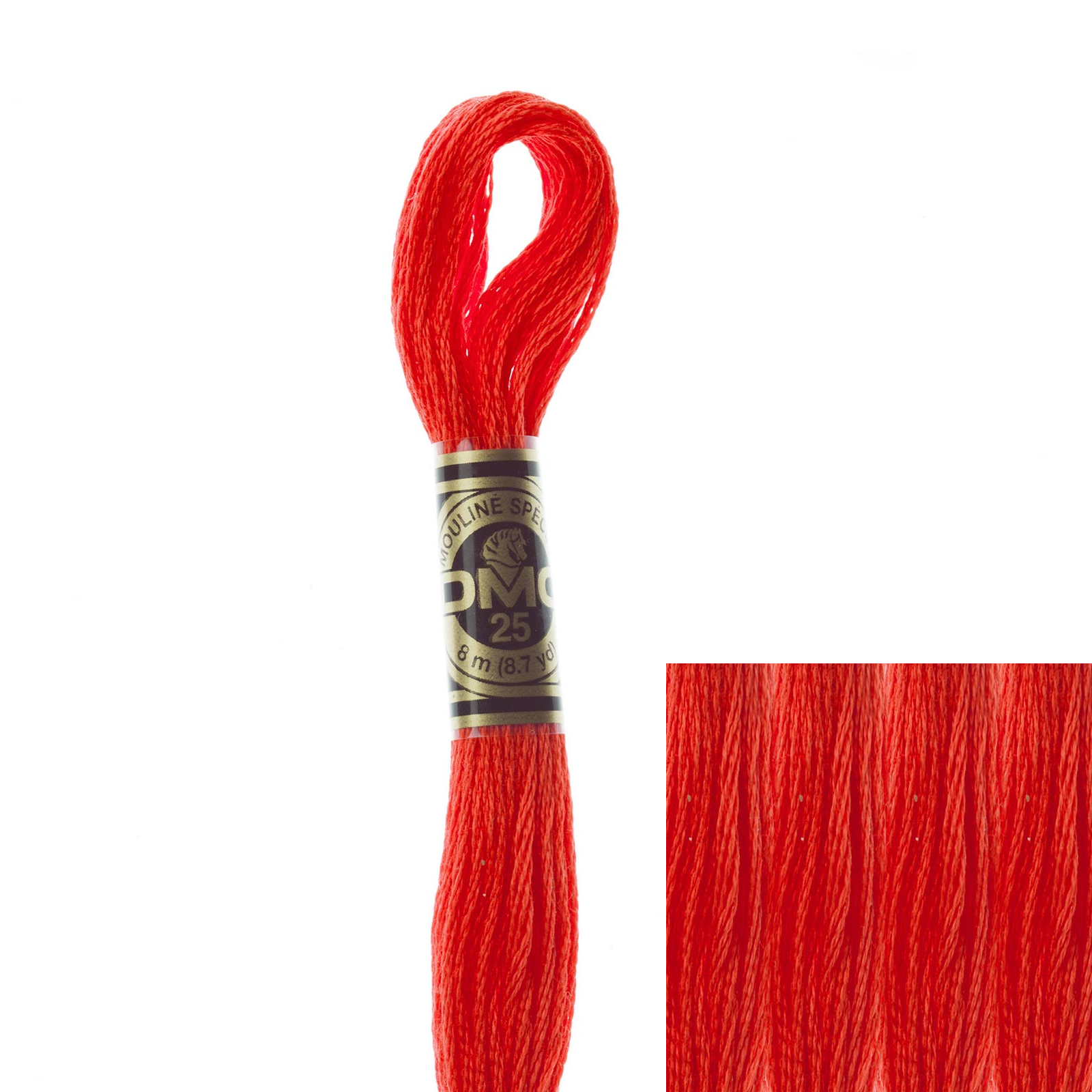 stickgarn mouliné spécial dmc - 606 - 8mt | 1st