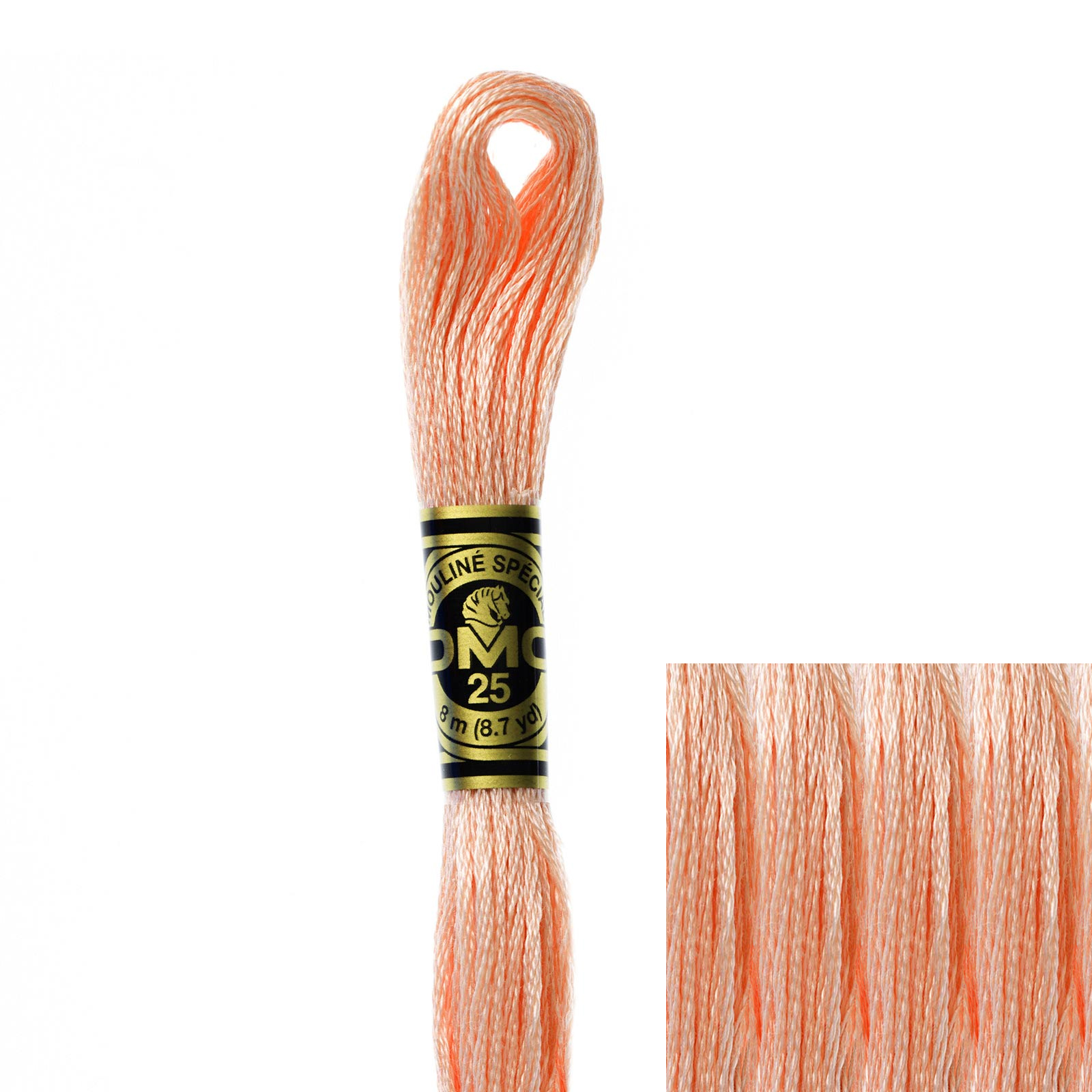 embroidery cotton mouliné spécial dmc - 353 - 8mt | 1pc
