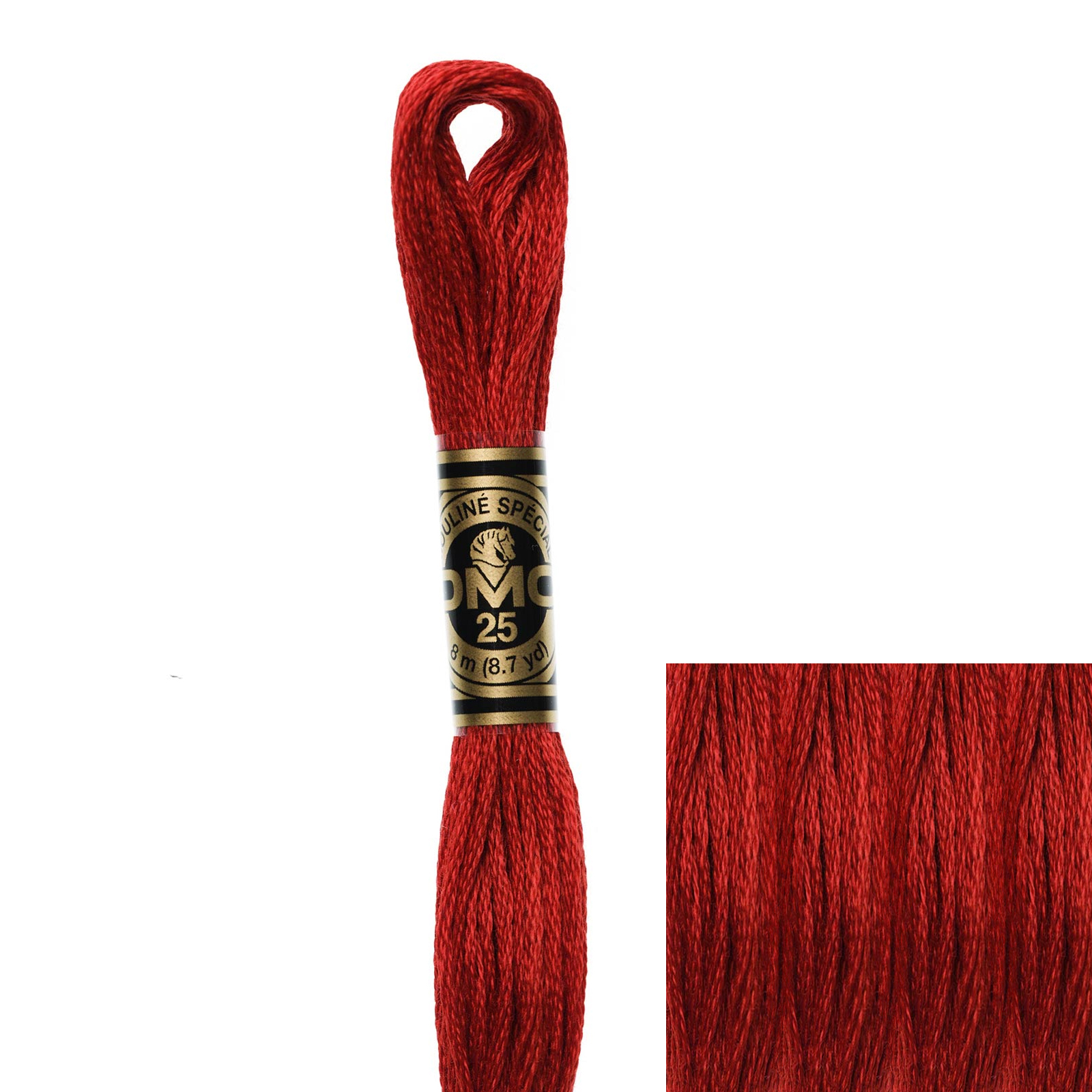 embroidery cotton mouliné spécial dmc - 817 - 8mt | 1pc
