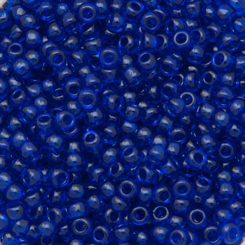 rocaille toho seed beads 8/0 transparent cobalt (8) | 10gr