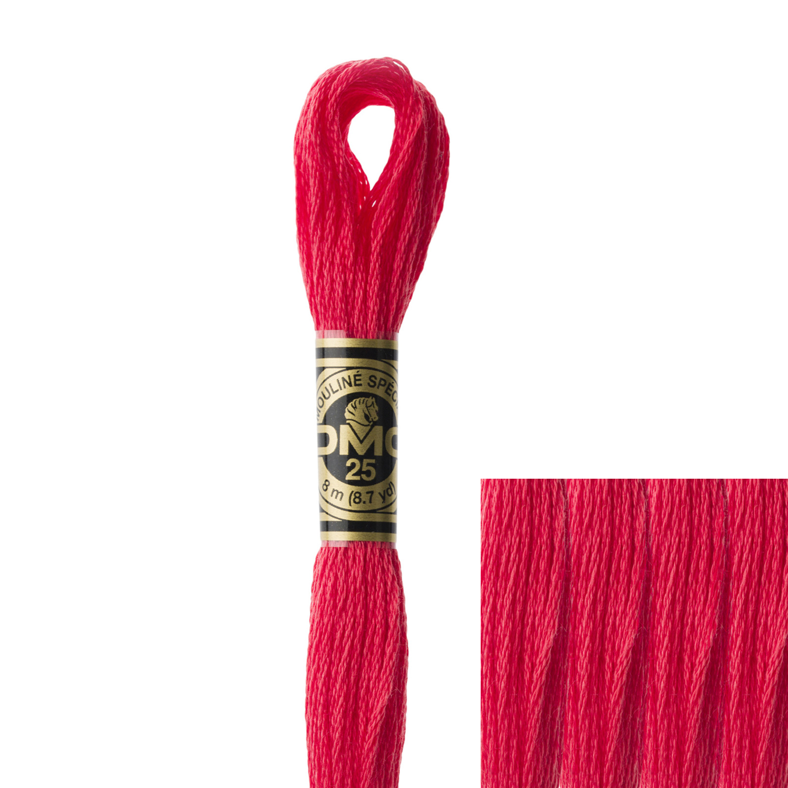 embroidery cotton mouliné spécial dmc - 3801 - 8mt | 1pc