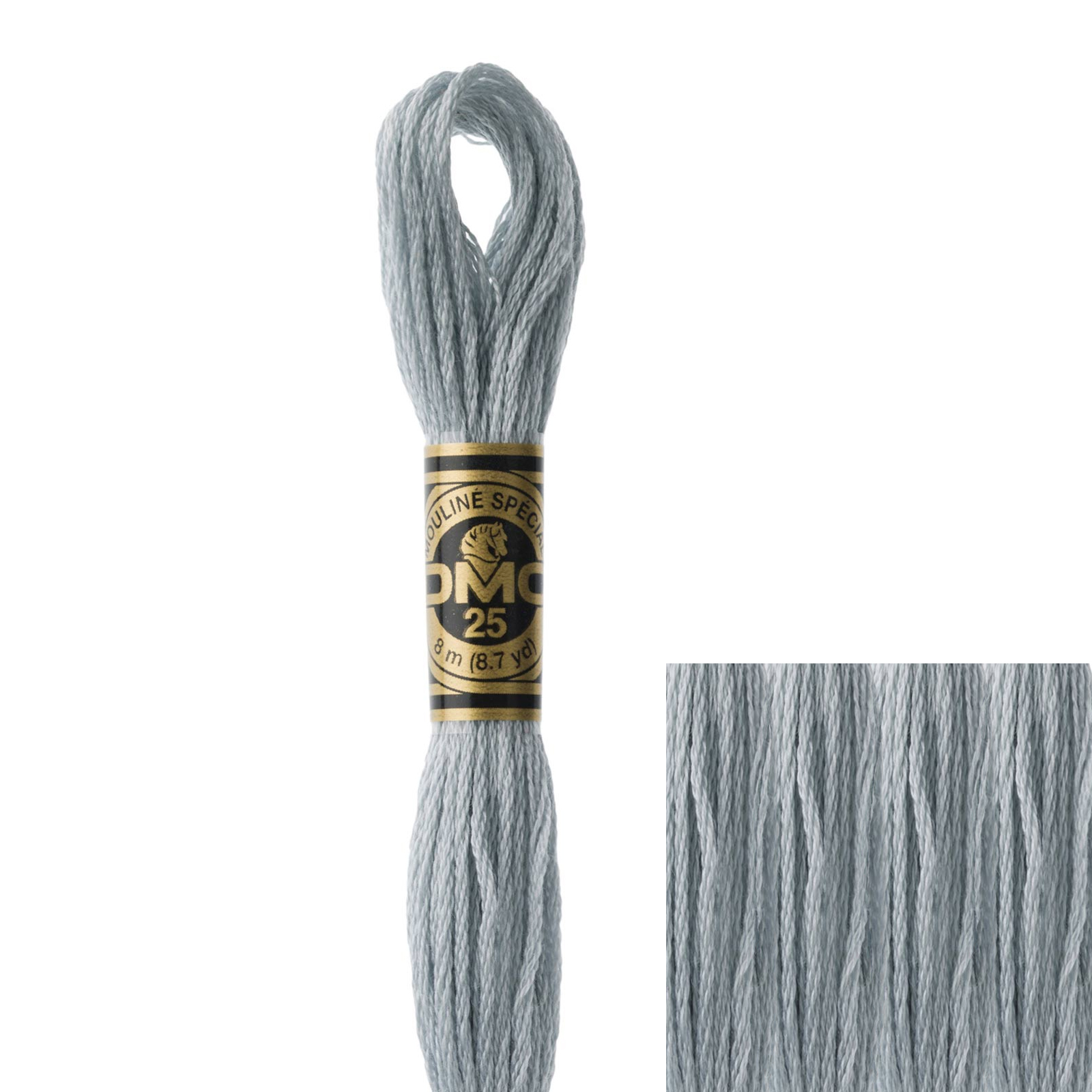embroidery cotton mouliné spécial dmc - 168 - 8mt | 1pc