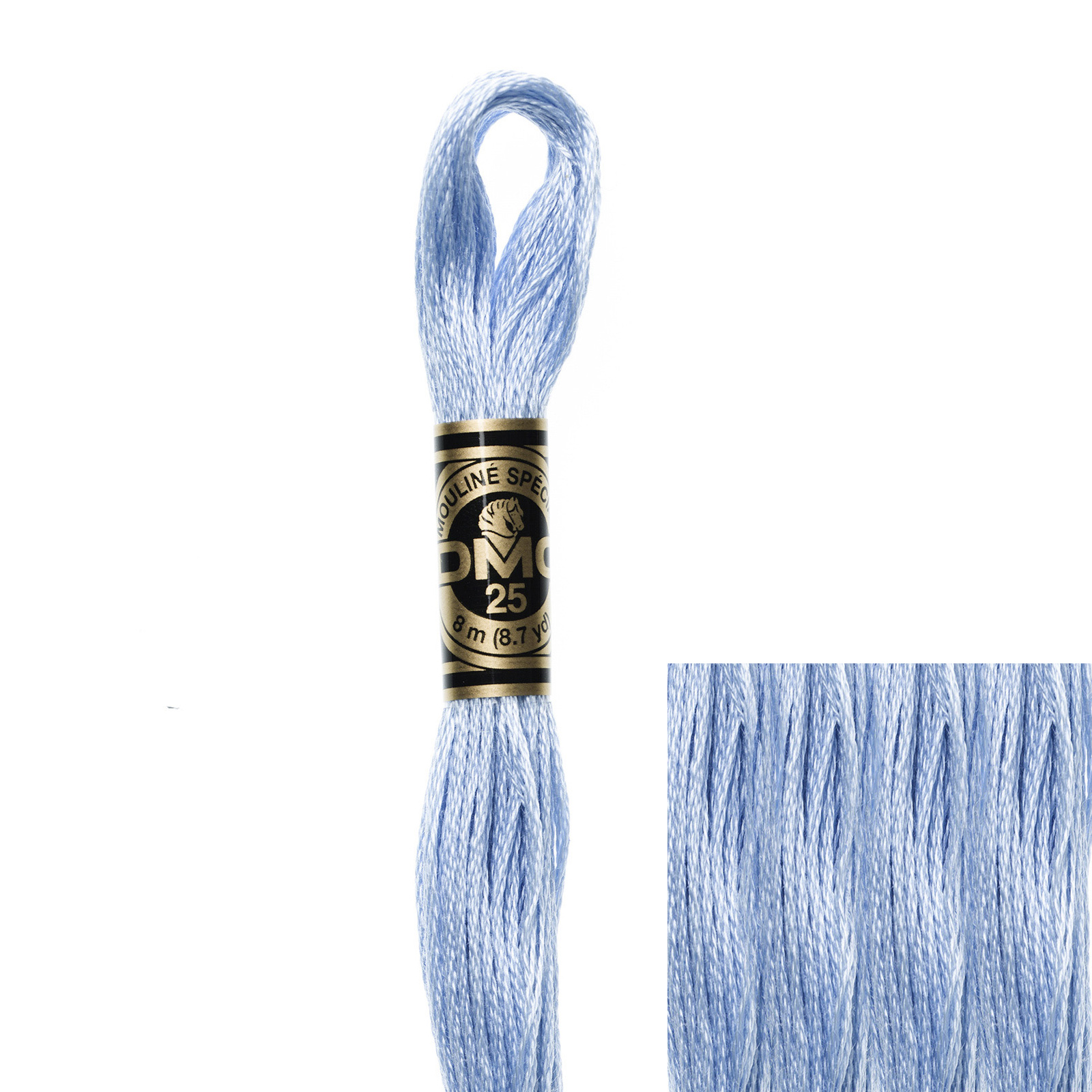 embroidery cotton mouliné spécial dmc - 3840 - 8mt | 1pc