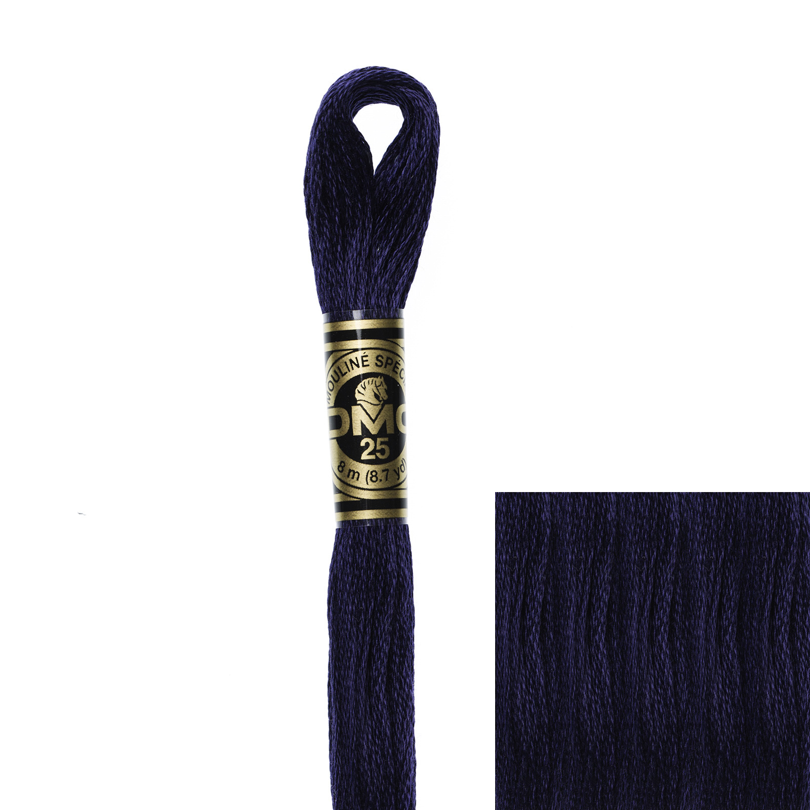 embroidery cotton mouliné spécial dmc - 823 - 8mt | 1pc