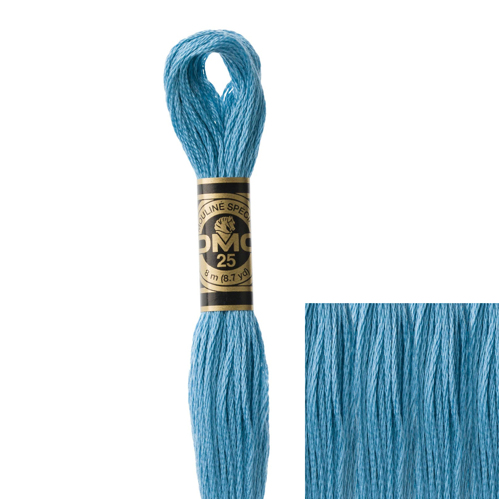 embroidery cotton mouliné spécial dmc - 518 - 8mt | 1pc