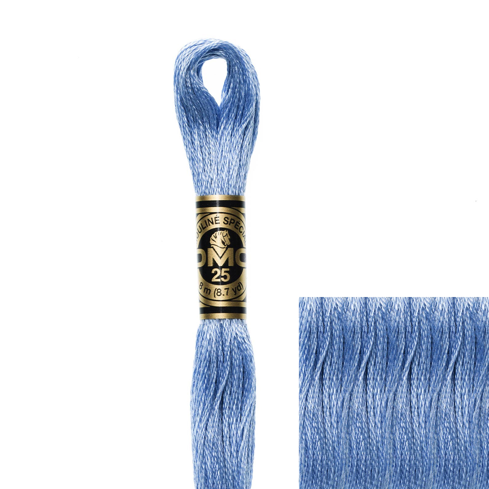 embroidery cotton mouliné spécial dmc - 794 - 8mt | 1pc