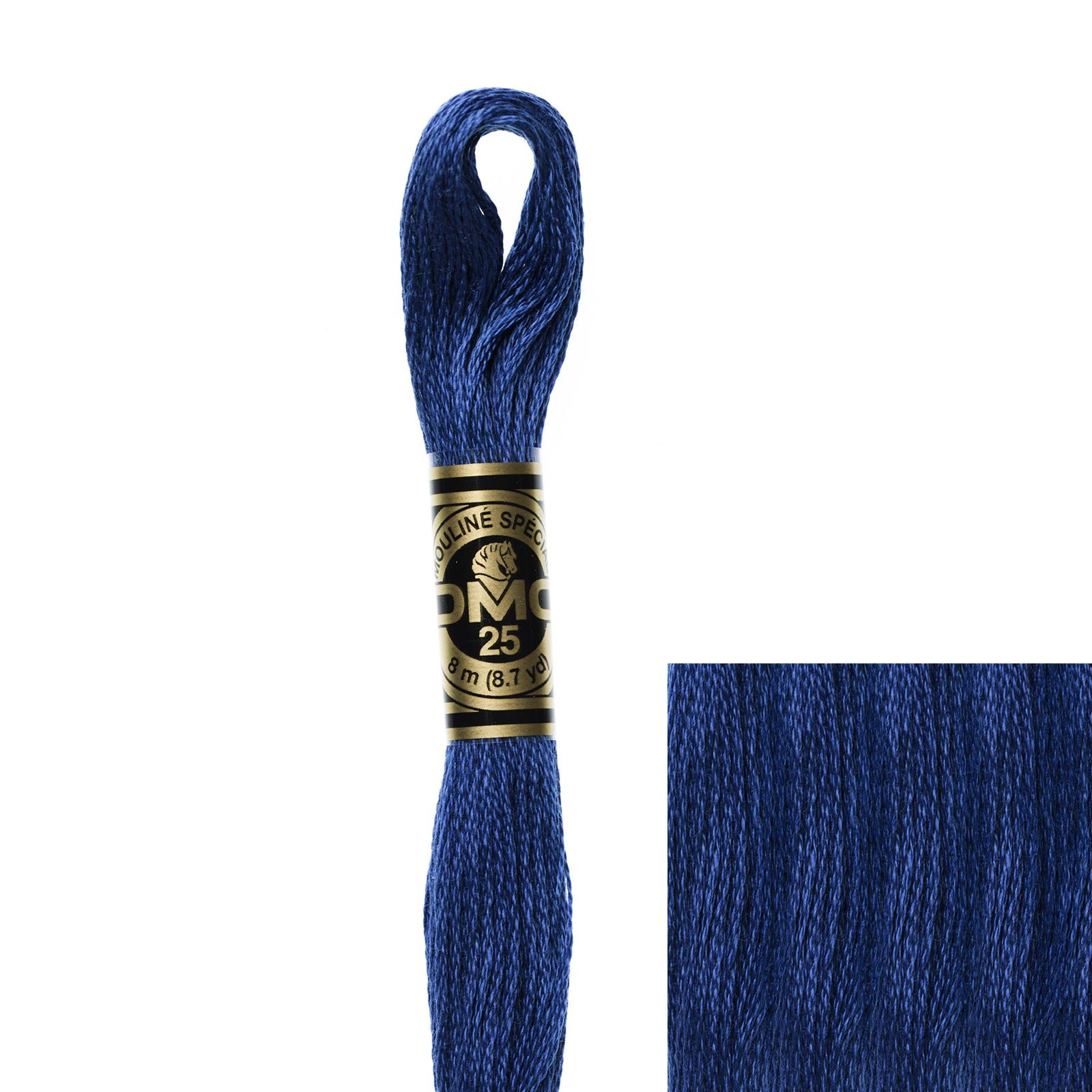 embroidery cotton mouliné spécial dmc - 824 - 8mt | 1pc