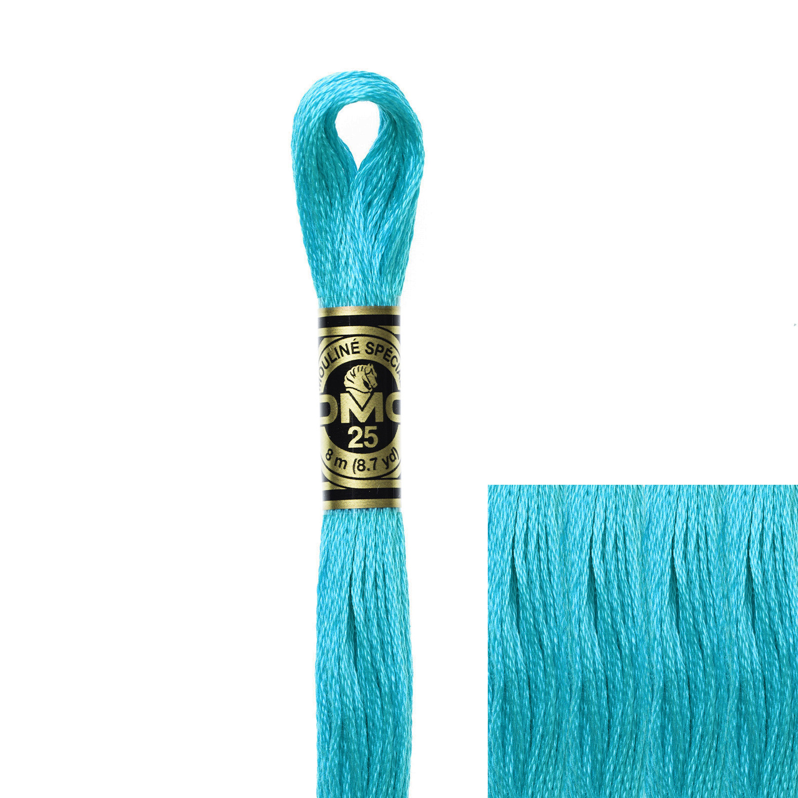 embroidery cotton mouliné spécial dmc - 3845 - 8mt | 1pc
