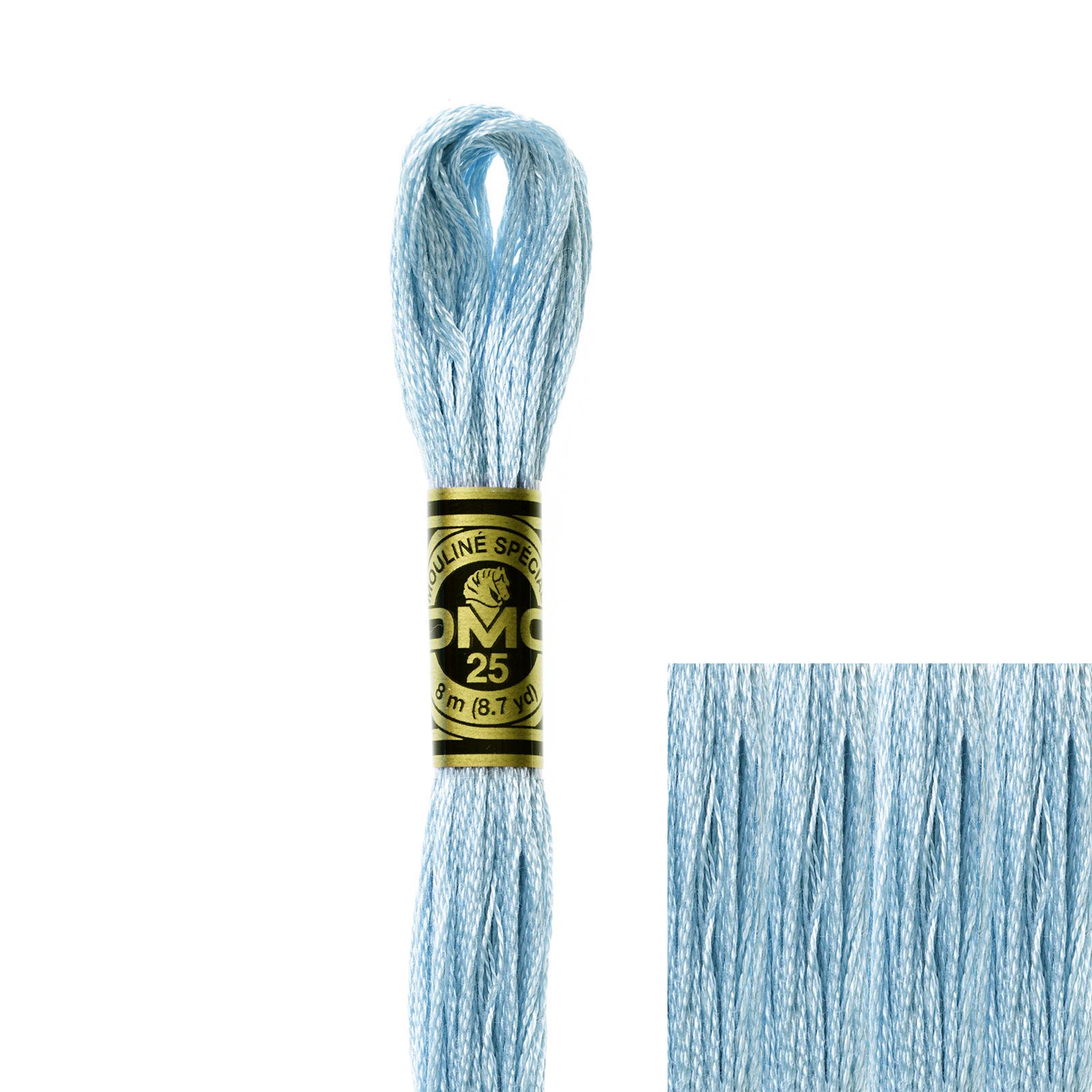 embroidery cotton mouliné spécial dmc - 800 - 8mt | 1pc