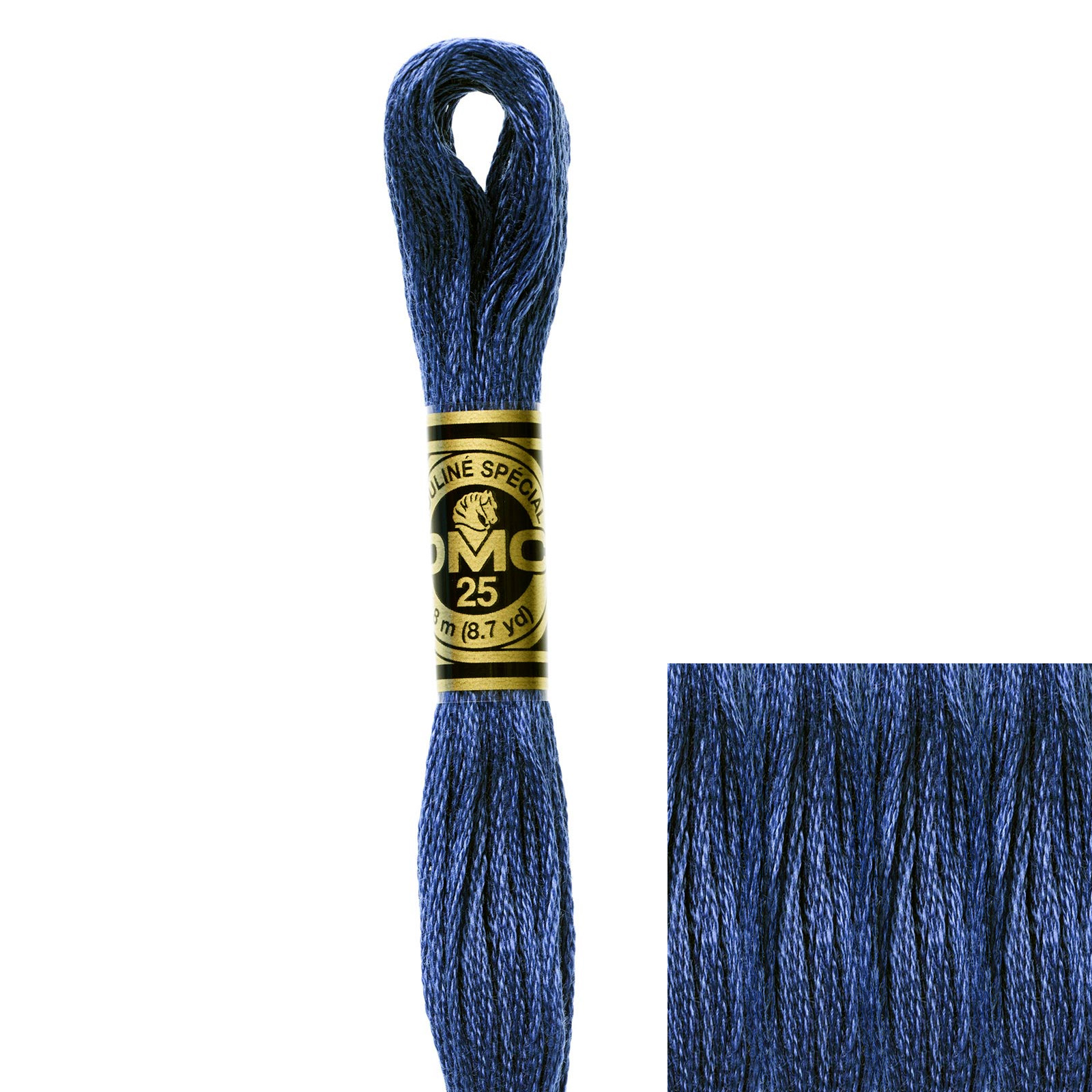 embroidery cotton mouliné spécial dmc - 312 - 8mt | 1pc