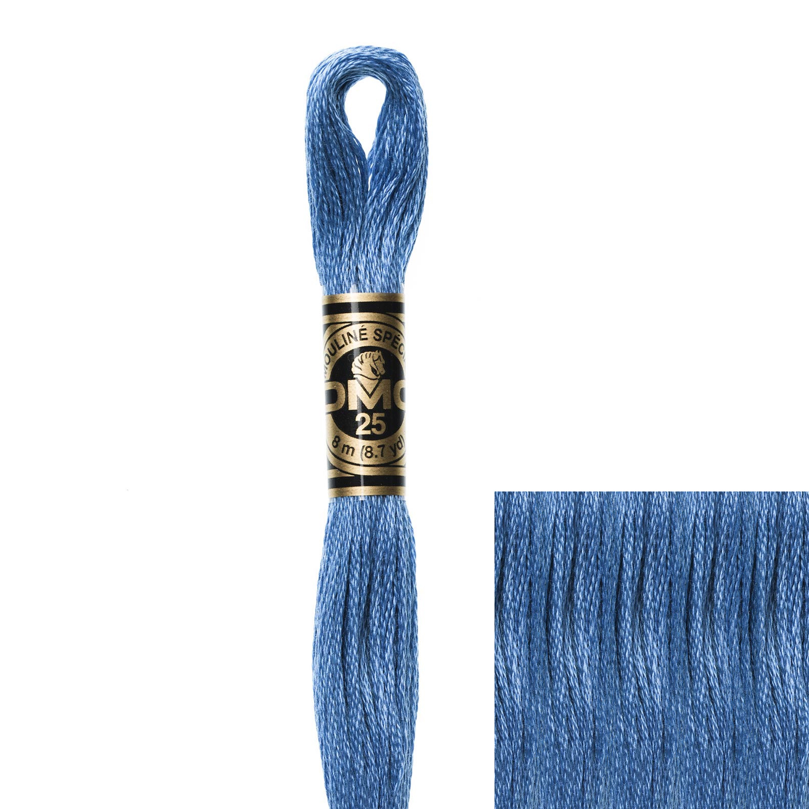 embroidery cotton mouliné spécial dmc - 826 - 8mt | 1pc