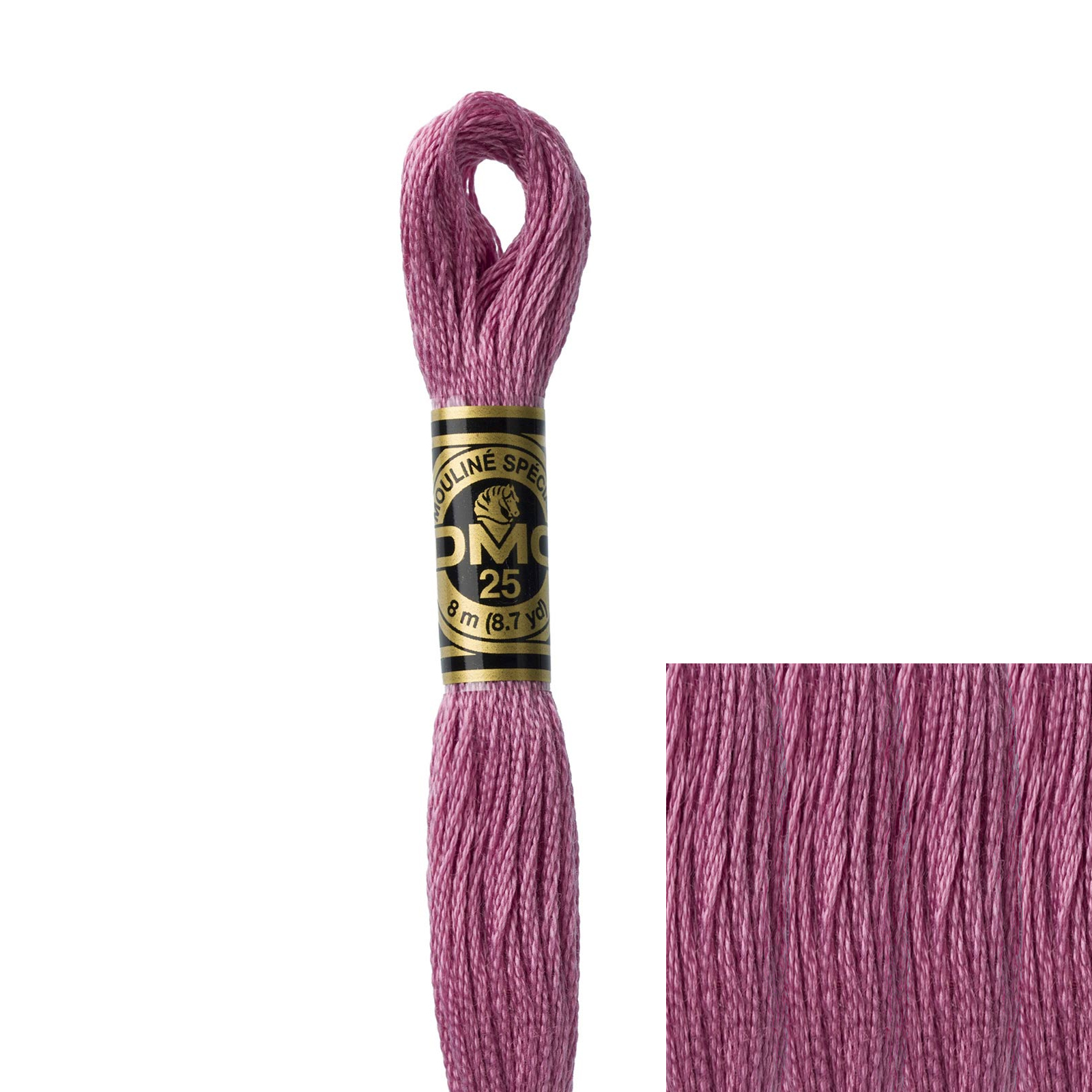 embroidery cotton mouliné spécial dmc - 316 - 8mt | 1pc