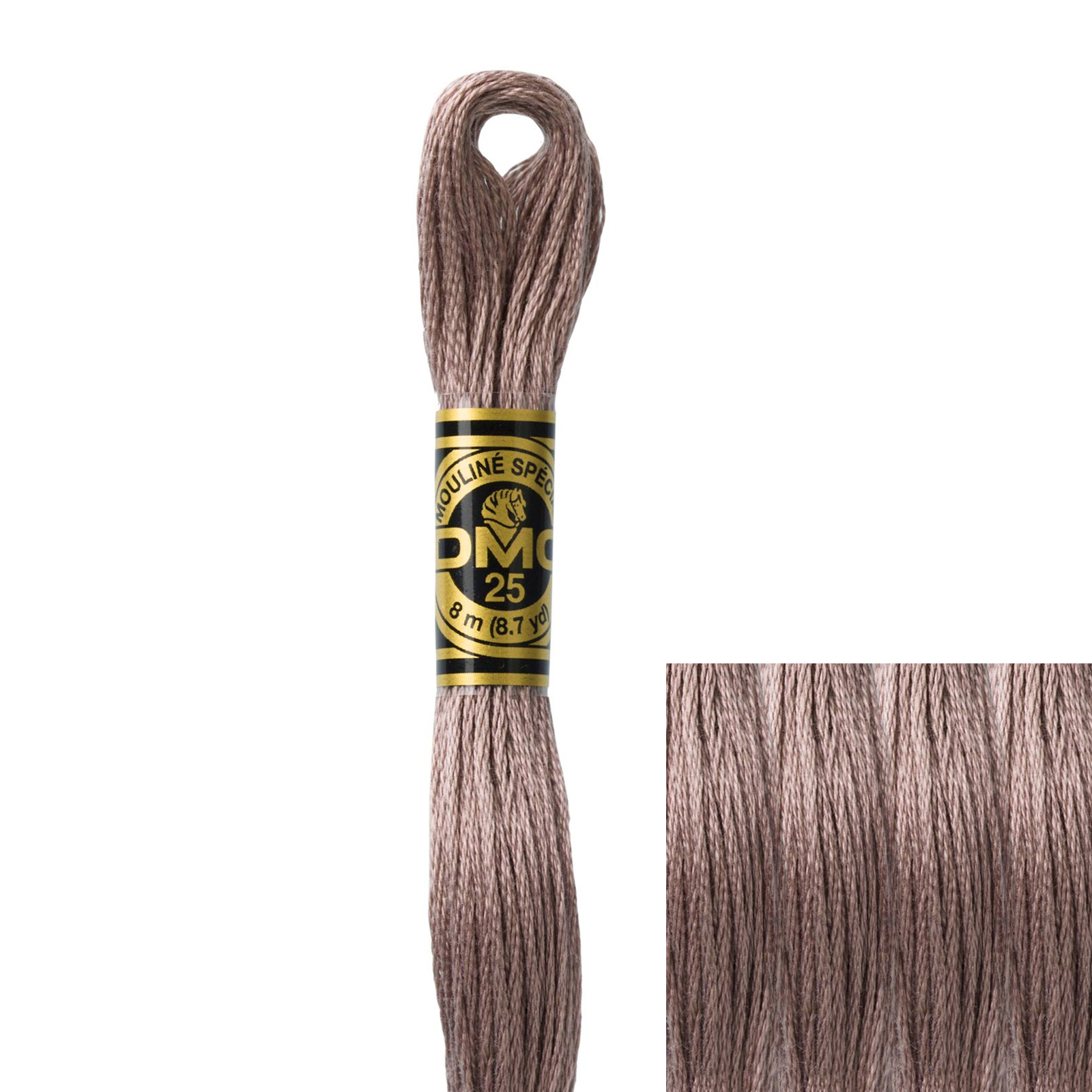 embroidery cotton mouliné spécial dmc - 451 - 8mt | 1pc