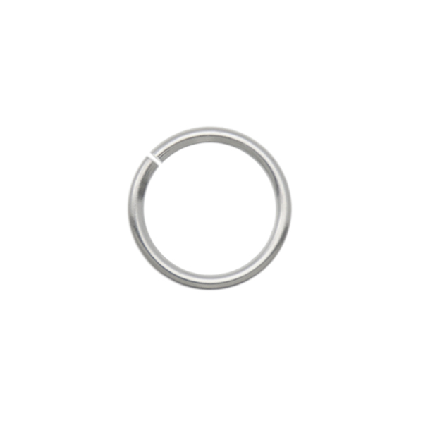 sterling silver open jump ring 5mm - wire 0,8mm | 10pc