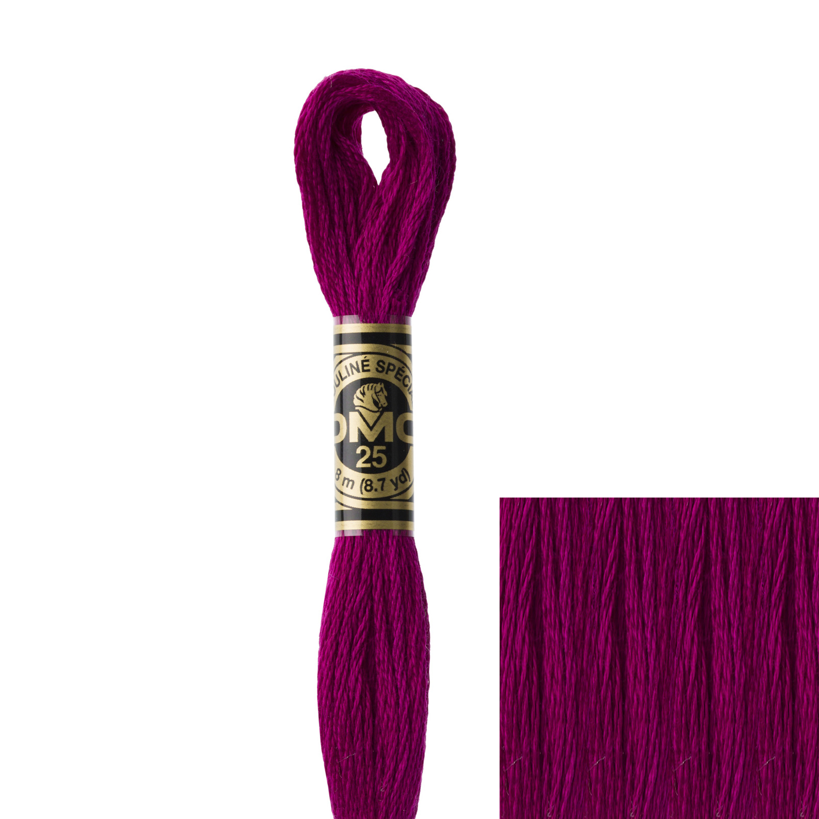embroidery cotton mouliné spécial dmc - 915 - 8mt | 1pc