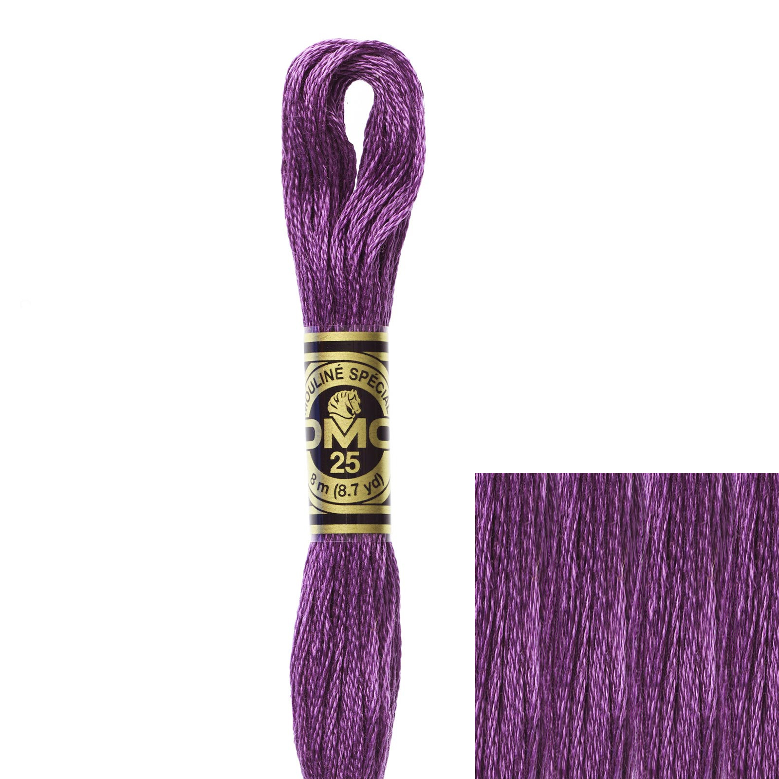 embroidery cotton mouliné spécial dmc - 327 - 8mt | 1pc