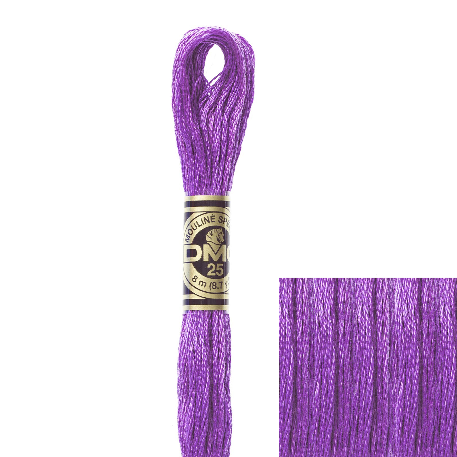 embroidery cotton mouliné spécial dmc - 552 - 8mt | 1pc