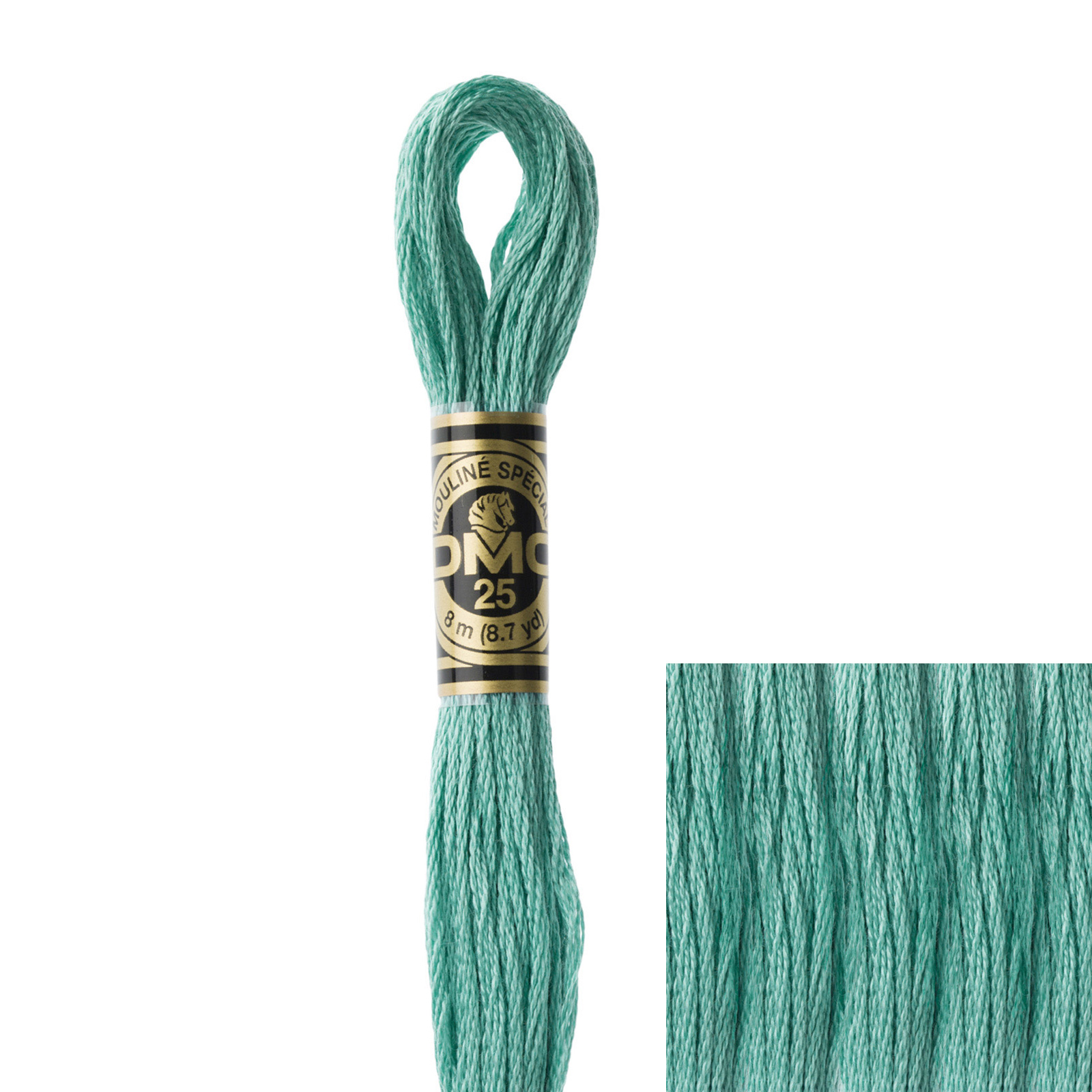 embroidery cotton mouliné spécial dmc - 3849 - 8mt | 1pc