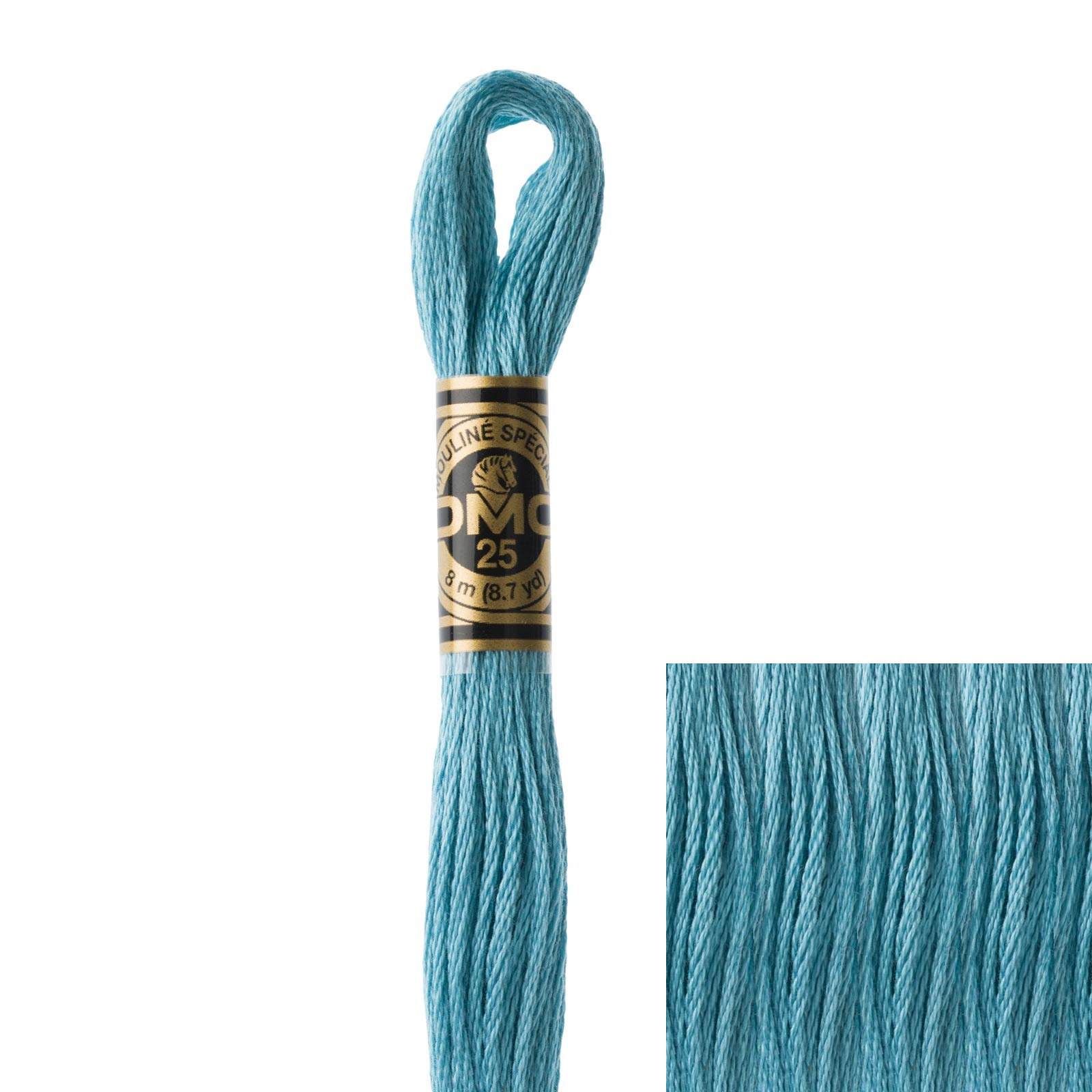 embroidery cotton mouliné spécial dmc - 597 - 8mt | 1pc