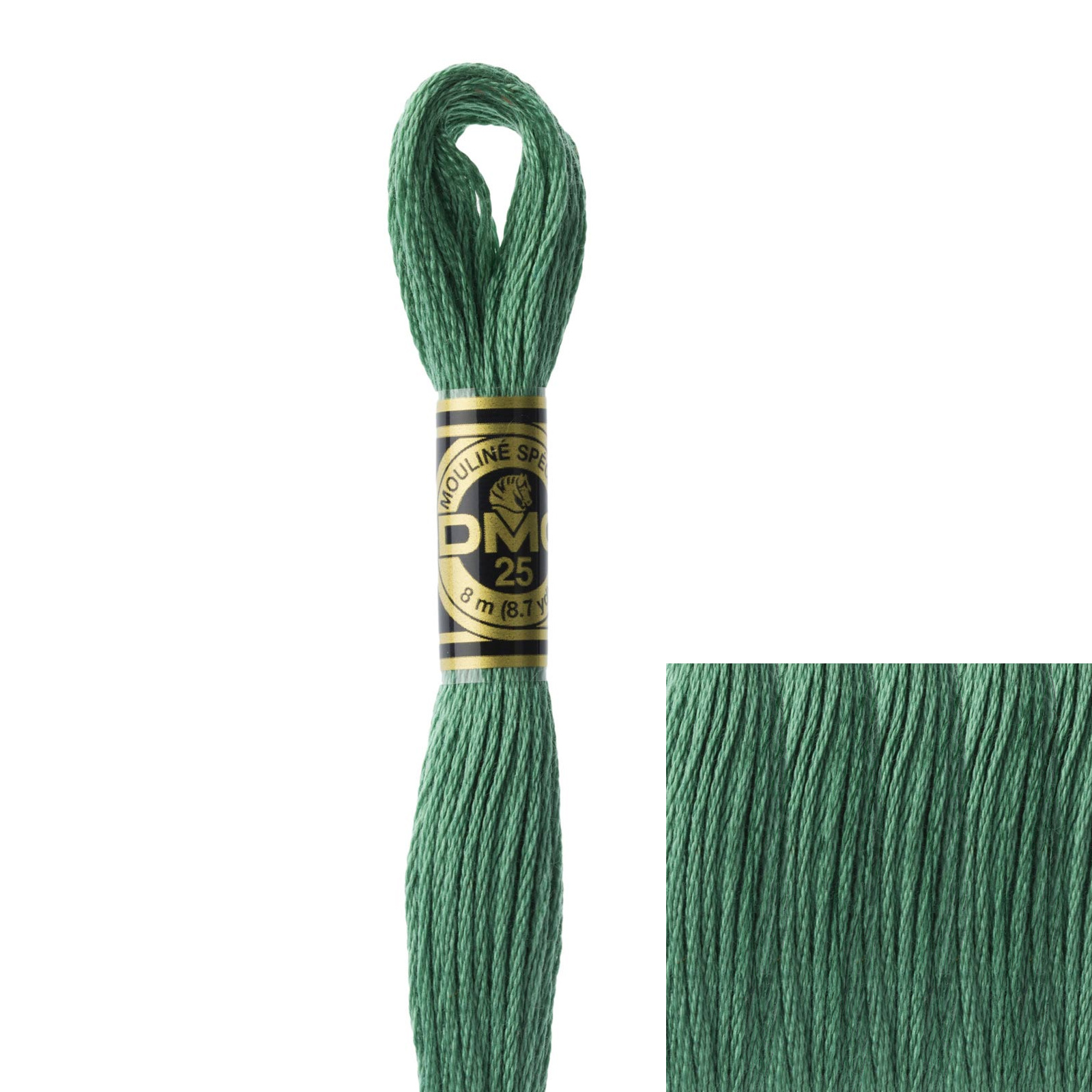 embroidery cotton mouliné spécial dmc - 163 - 8mt | 1pc