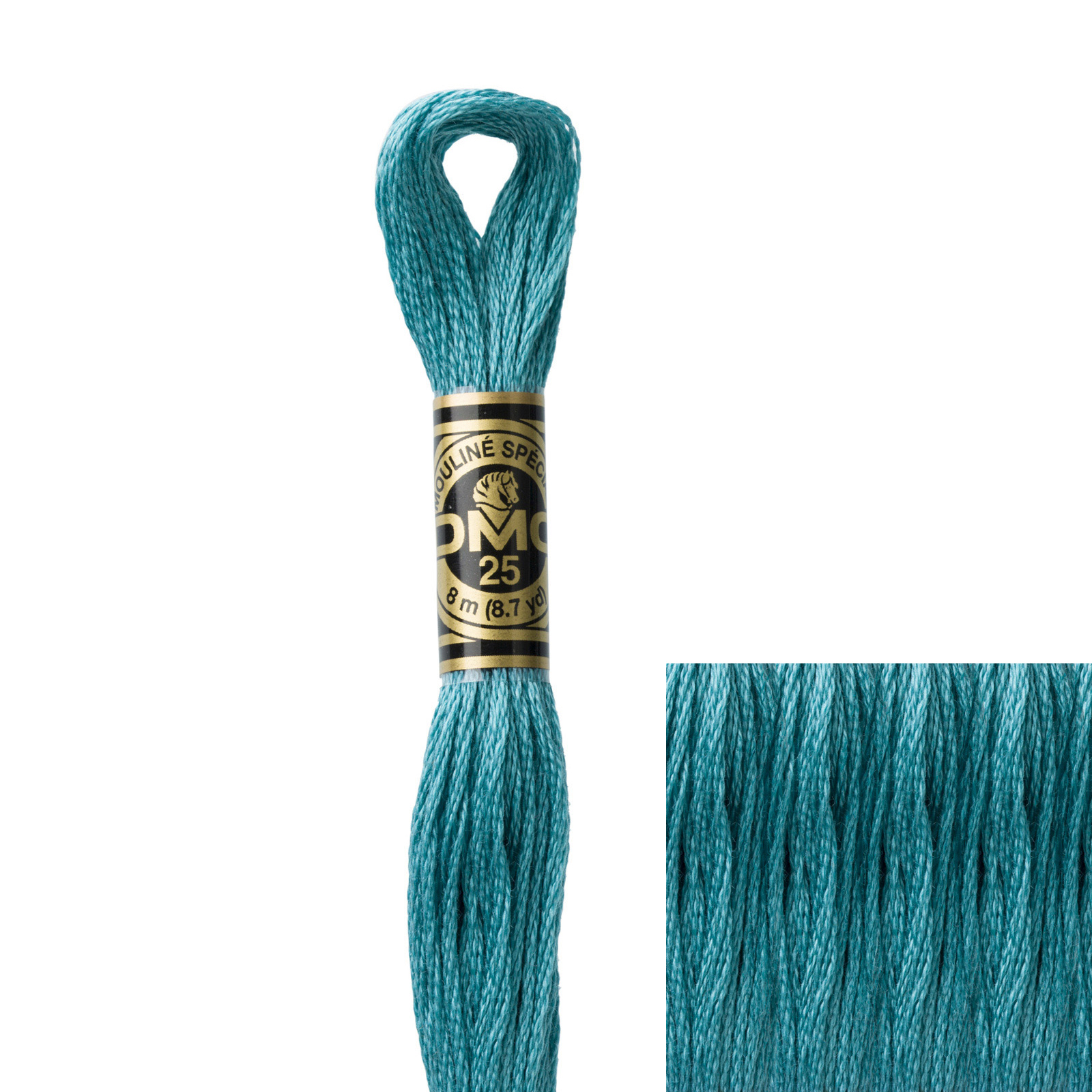 embroidery cotton mouliné spécial dmc - 3810 - 8mt | 1pc