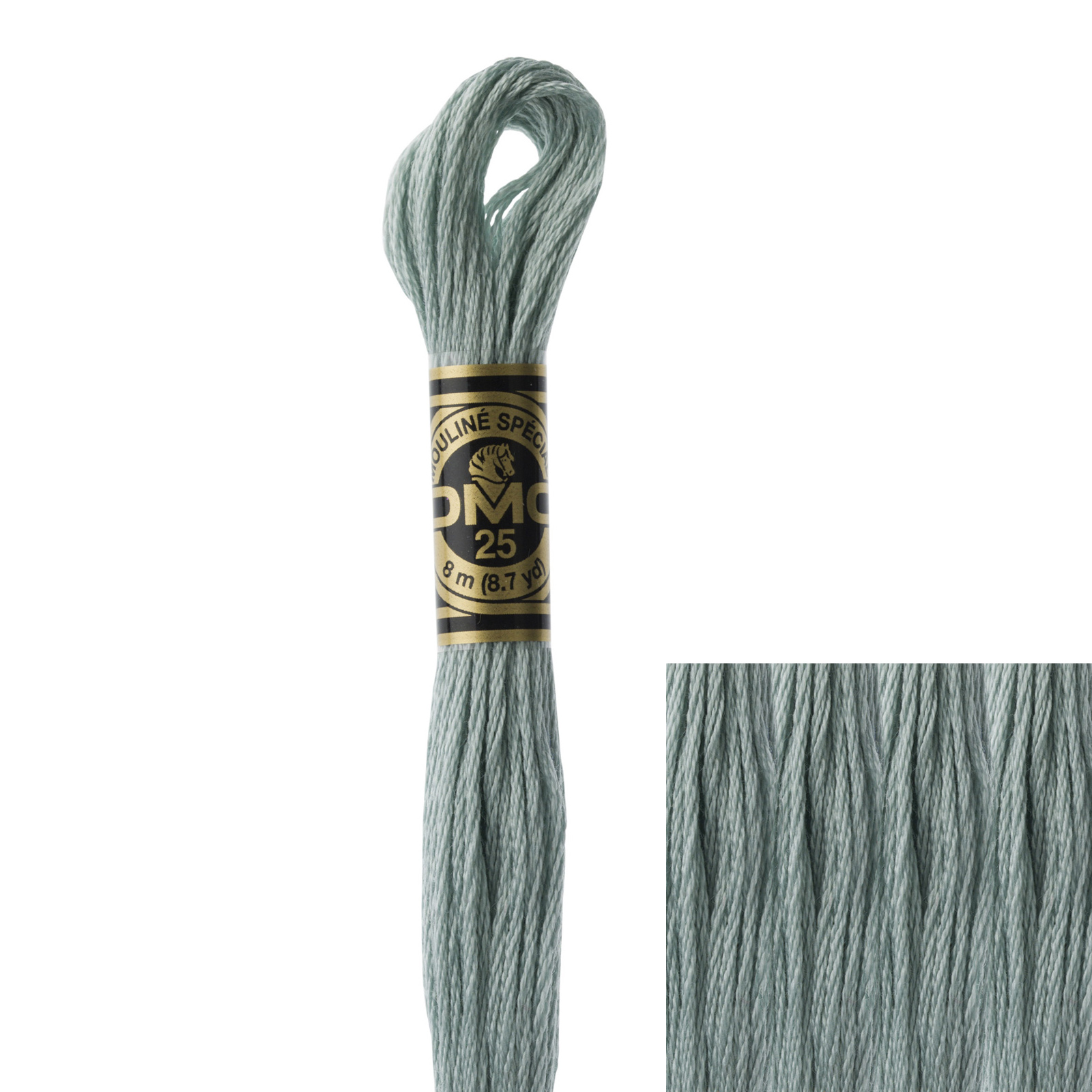 embroidery cotton mouliné spécial dmc - 927 - 8mt | 1pc