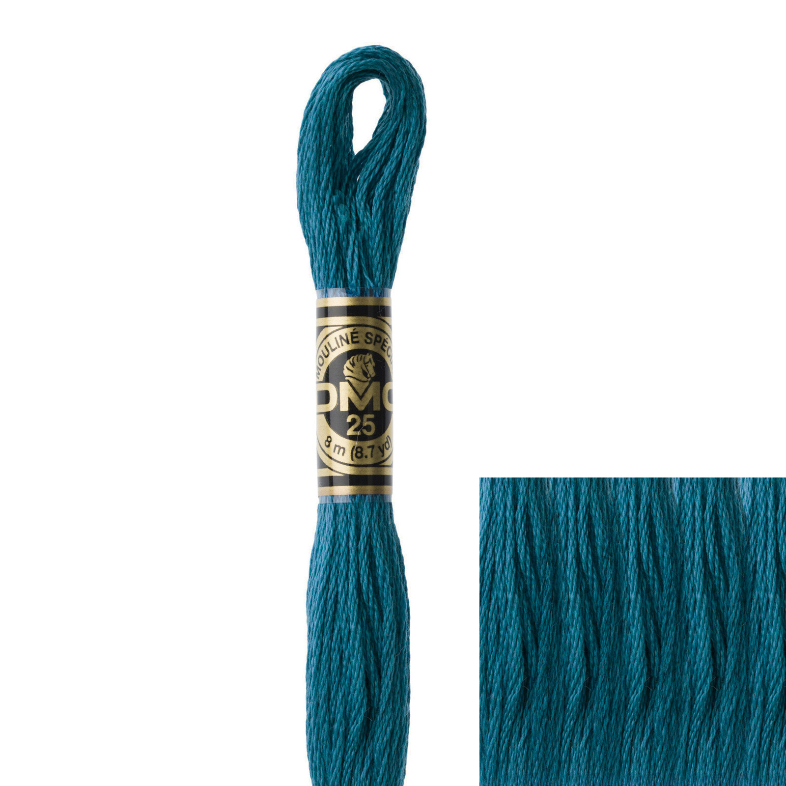 embroidery cotton mouliné spécial dmc - 3765 - 8mt | 1pc