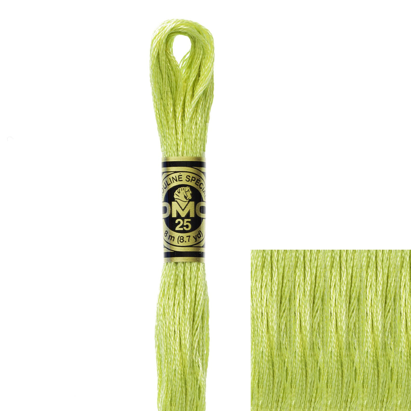 embroidery cotton mouliné spécial dmc - 472 - 8mt | 1pc
