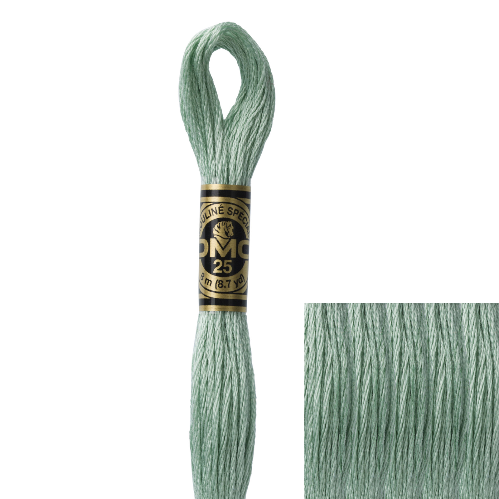 embroidery cotton mouliné spécial dmc - 3817 - 8mt | 1pc