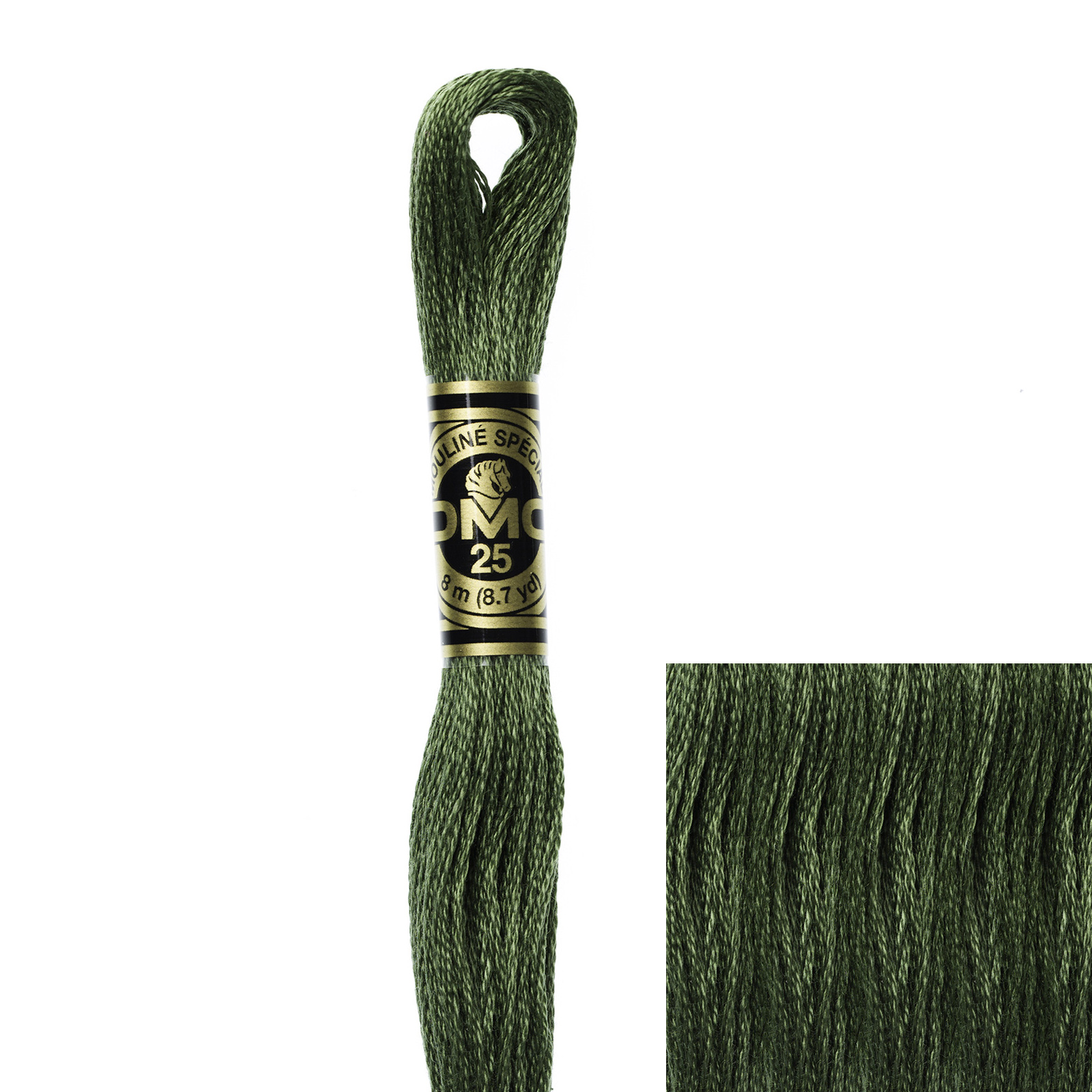 embroidery cotton mouliné spécial dmc - 3362 - 8mt | 1pc