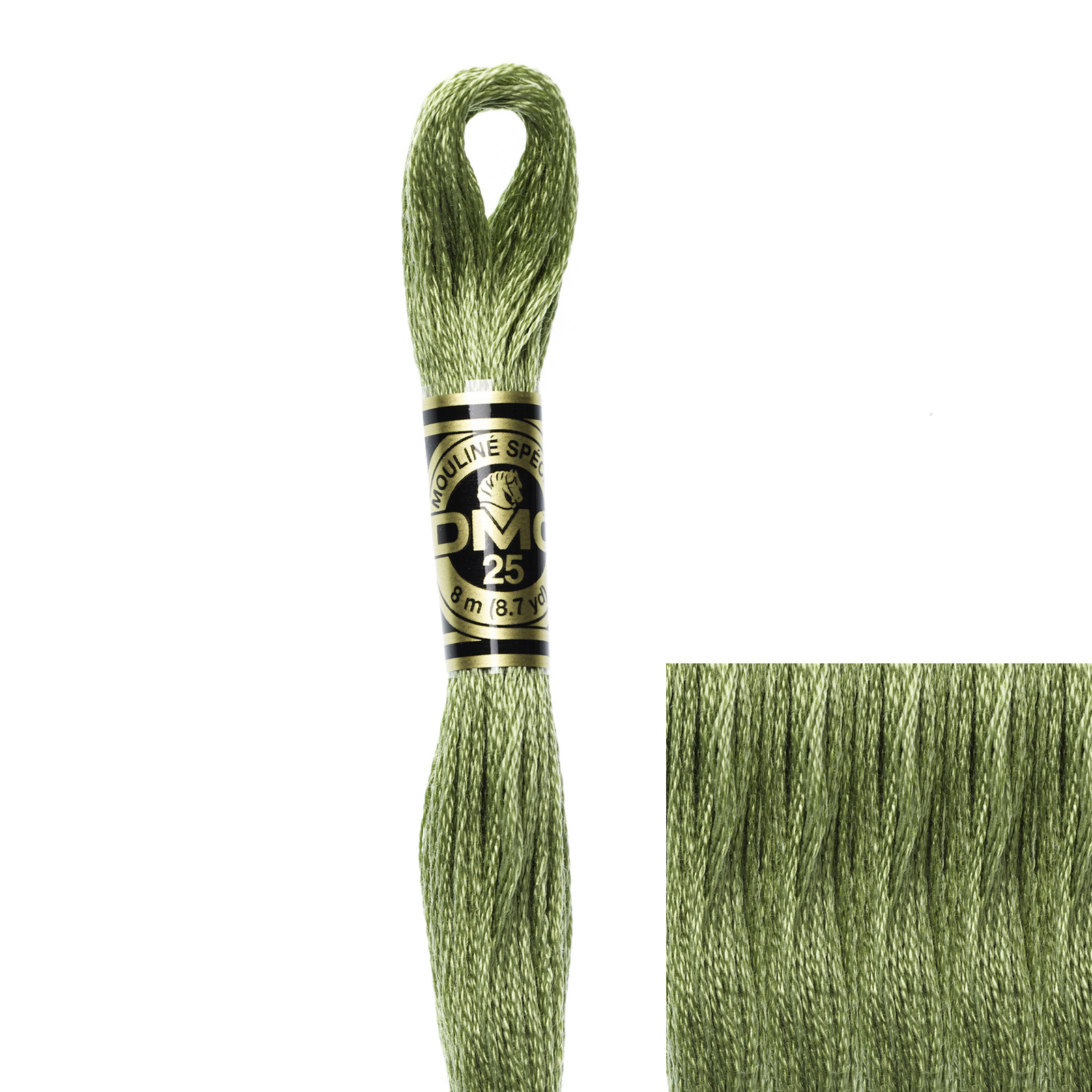 embroidery cotton mouliné spécial dmc - 3364 - 8mt | 1pc
