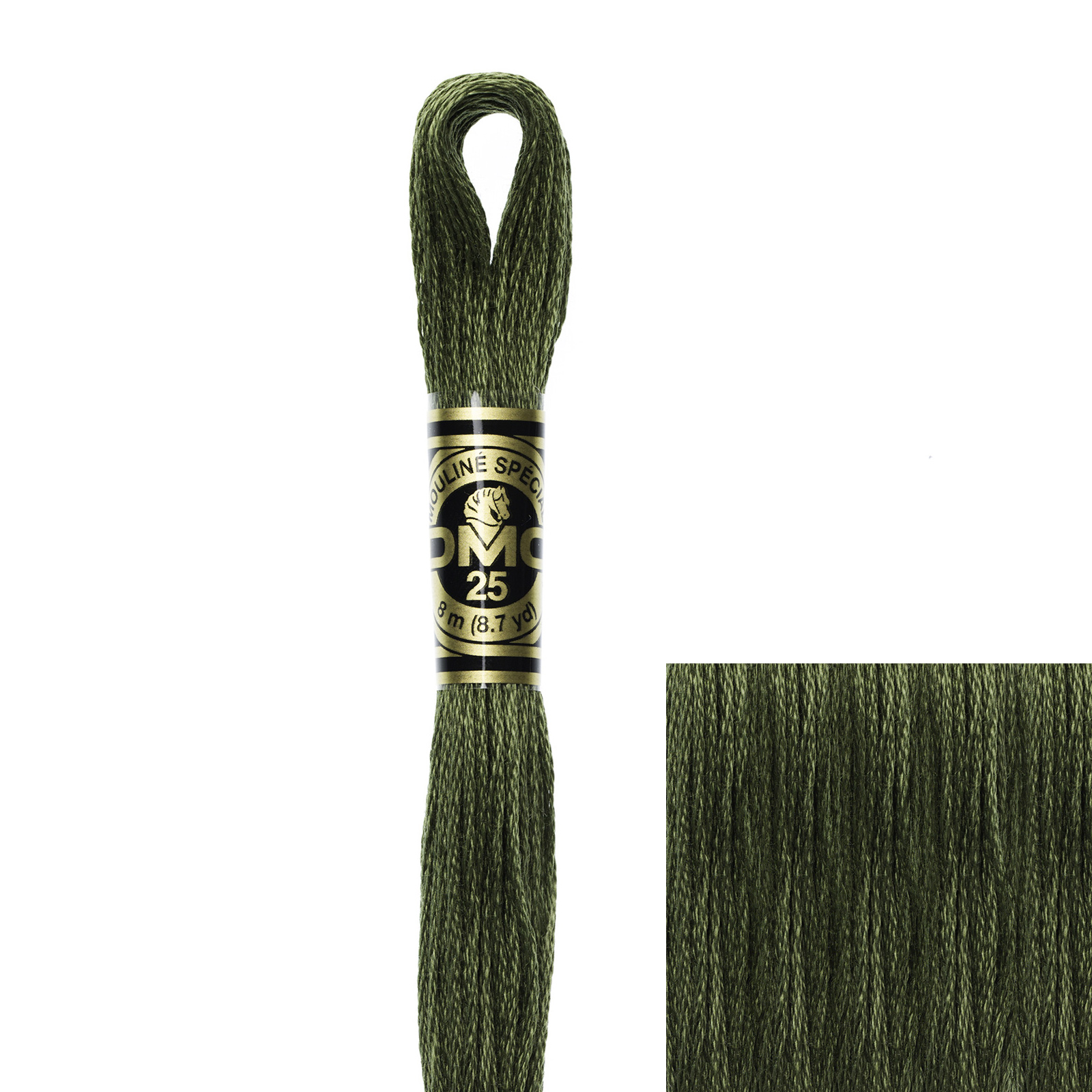 embroidery cotton mouliné spécial dmc - 3051 - 8mt | 1pc