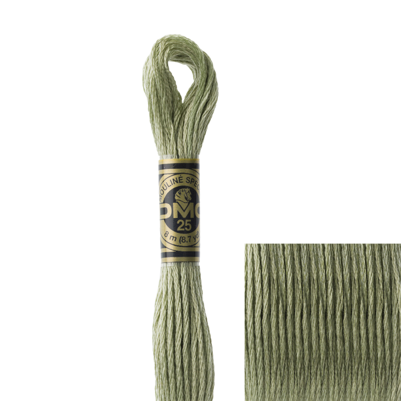 embroidery cotton mouliné spécial dmc - 523 - 8mt | 1pc