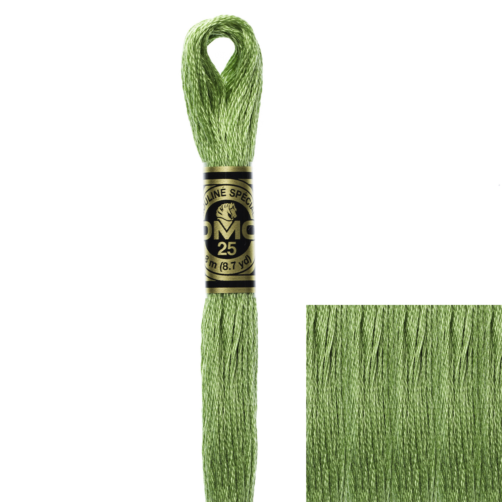 embroidery cotton mouliné spécial dmc - 989 - 8mt | 1pc