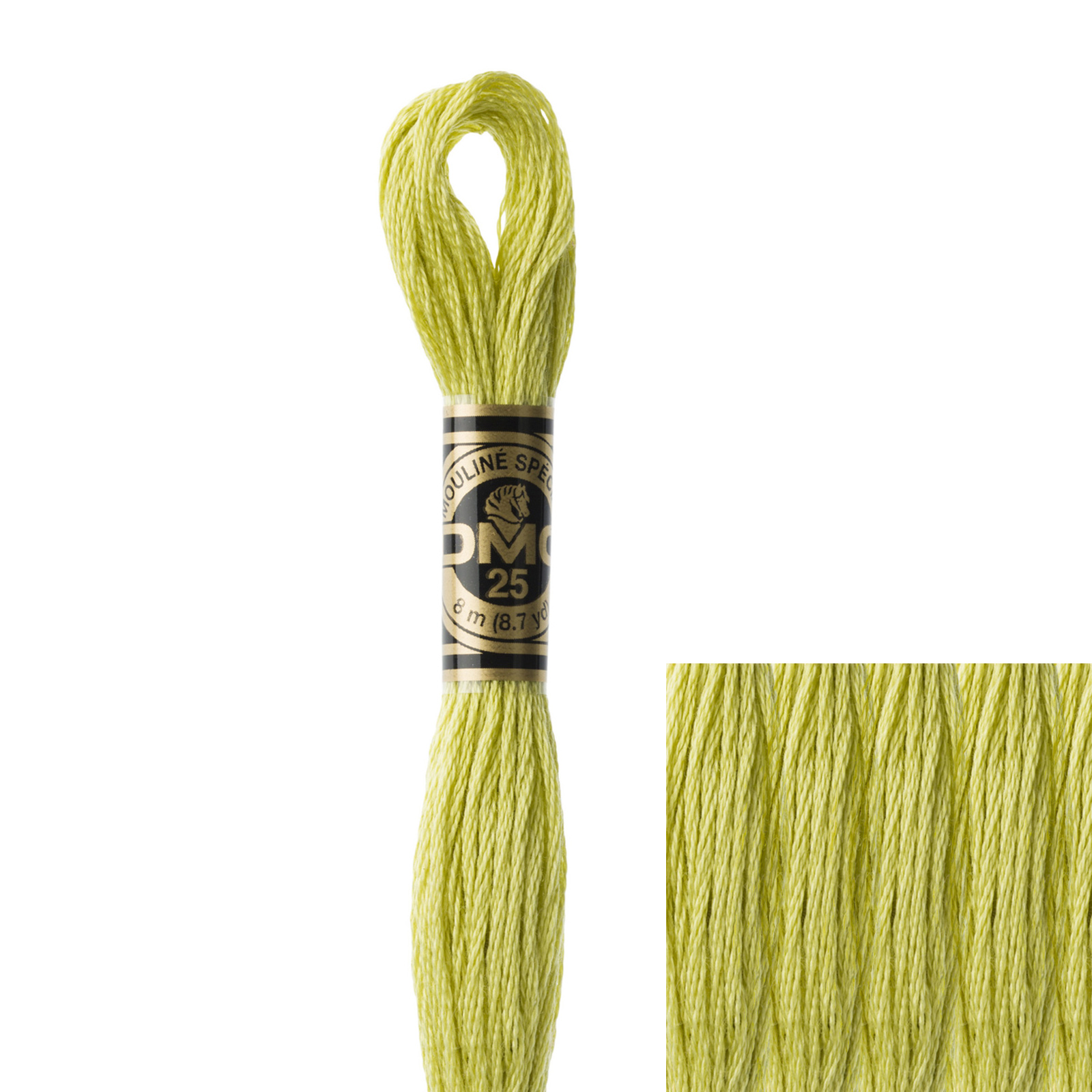 embroidery cotton mouliné spécial dmc - 3819 - 8mt | 1pc