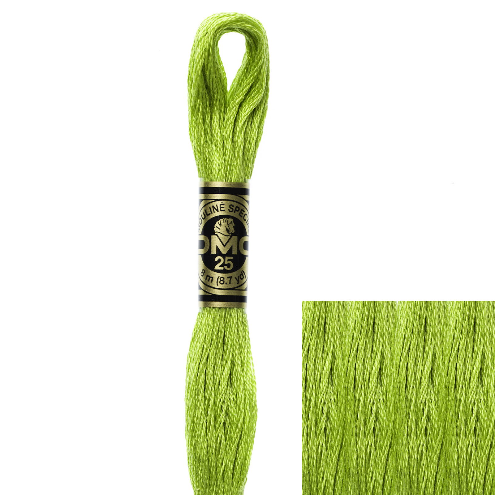 embroidery cotton mouliné spécial dmc - 907 - 8mt | 1pc