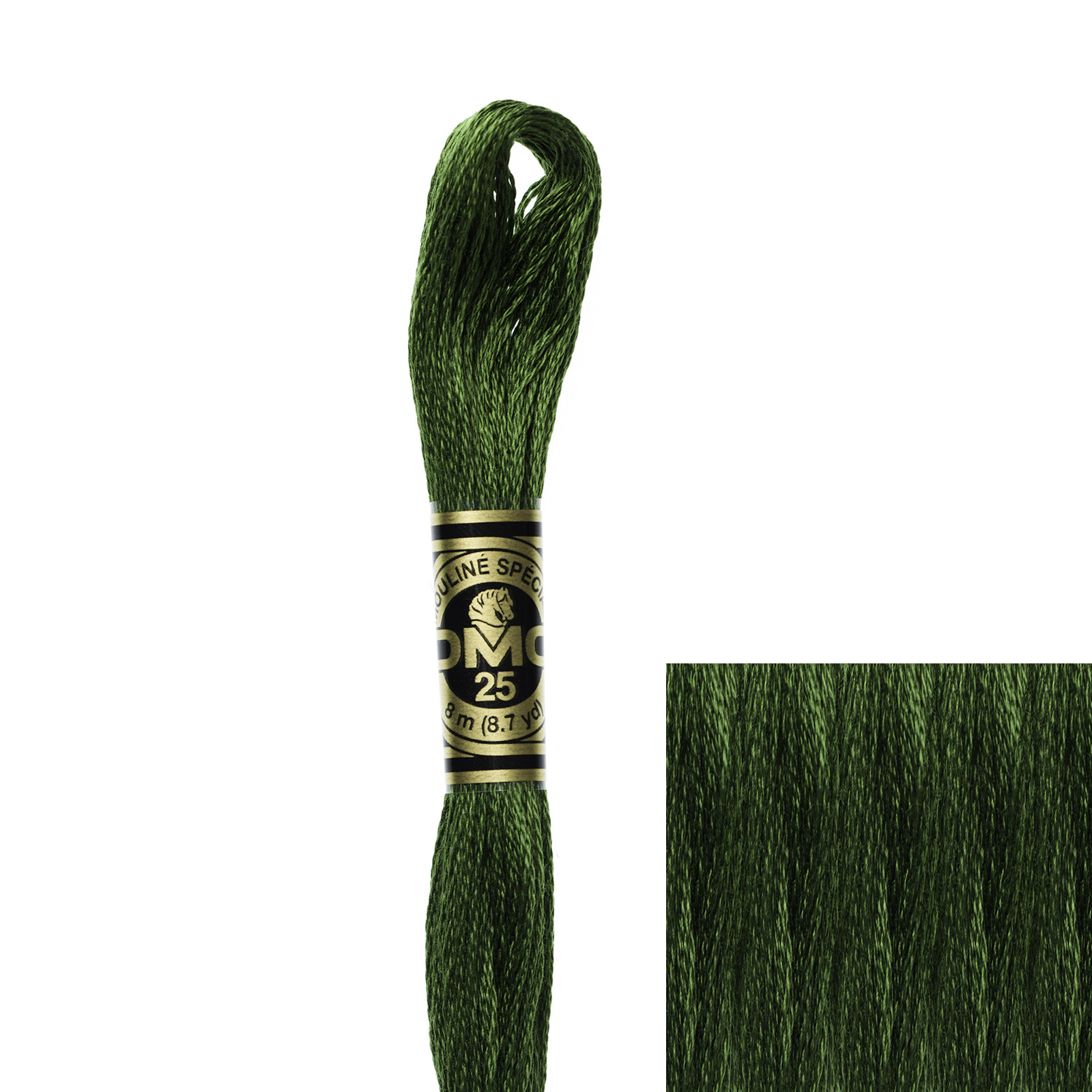 embroidery cotton mouliné spécial dmc - 3345 - 8mt | 1pc