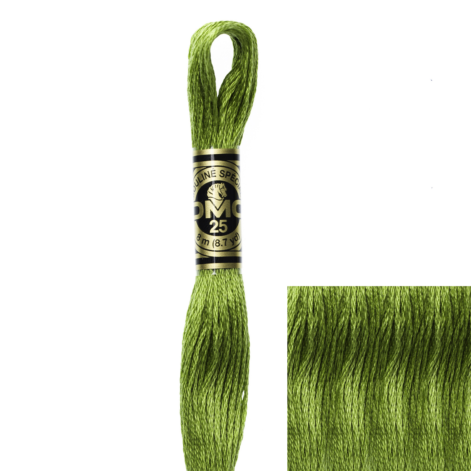 embroidery cotton mouliné spécial dmc - 470 - 8mt | 1pc