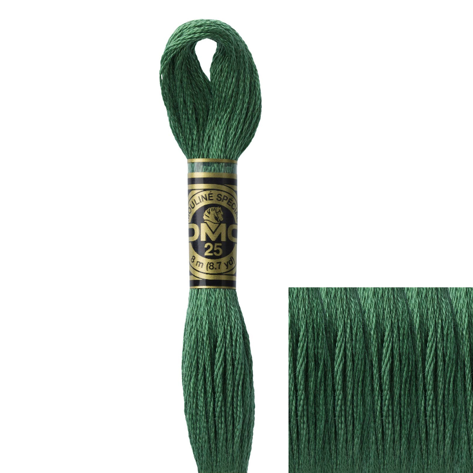 embroidery cotton mouliné spécial dmc - 505 - 8mt | 1pc