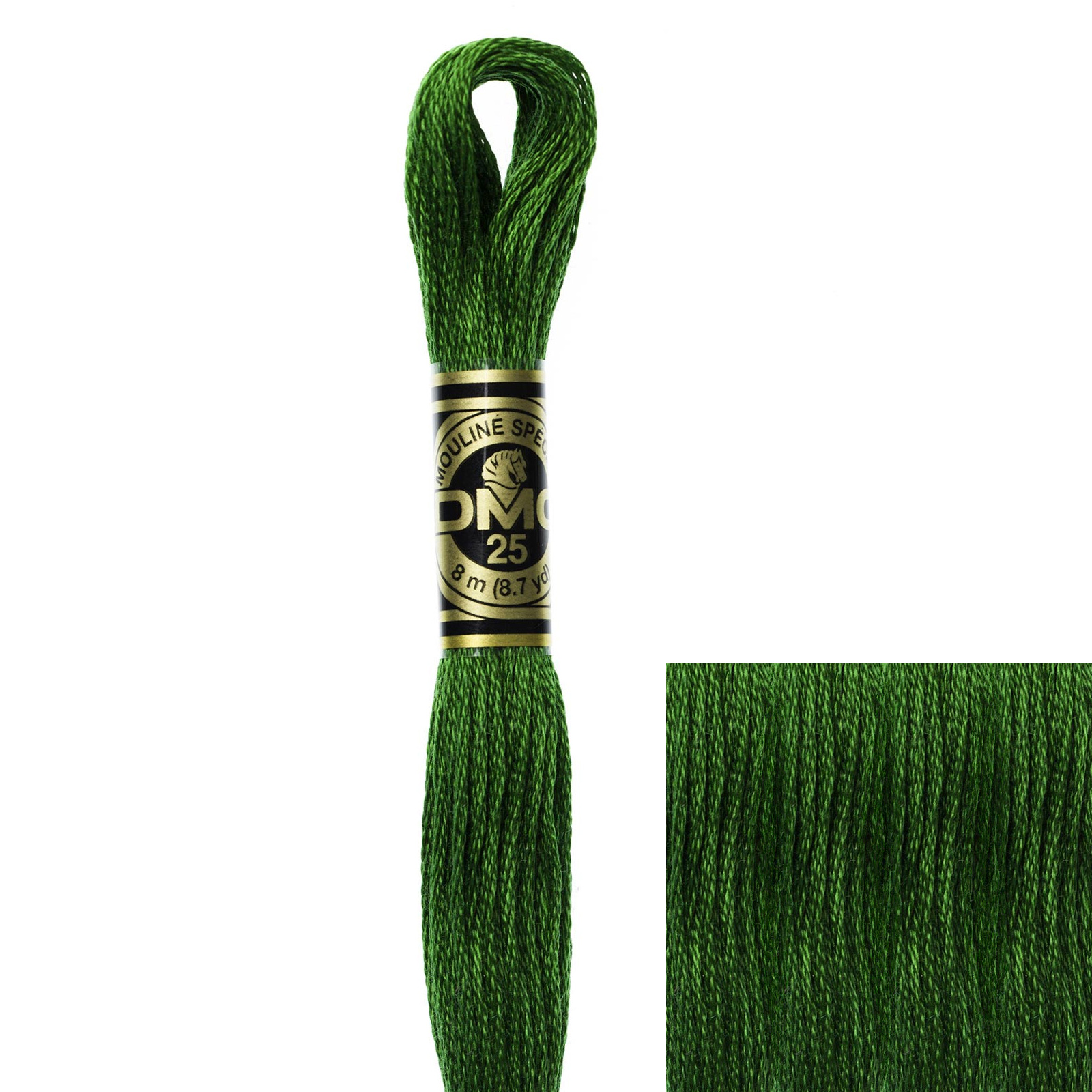 embroidery cotton mouliné spécial dmc - 986 - 8mt | 1pc