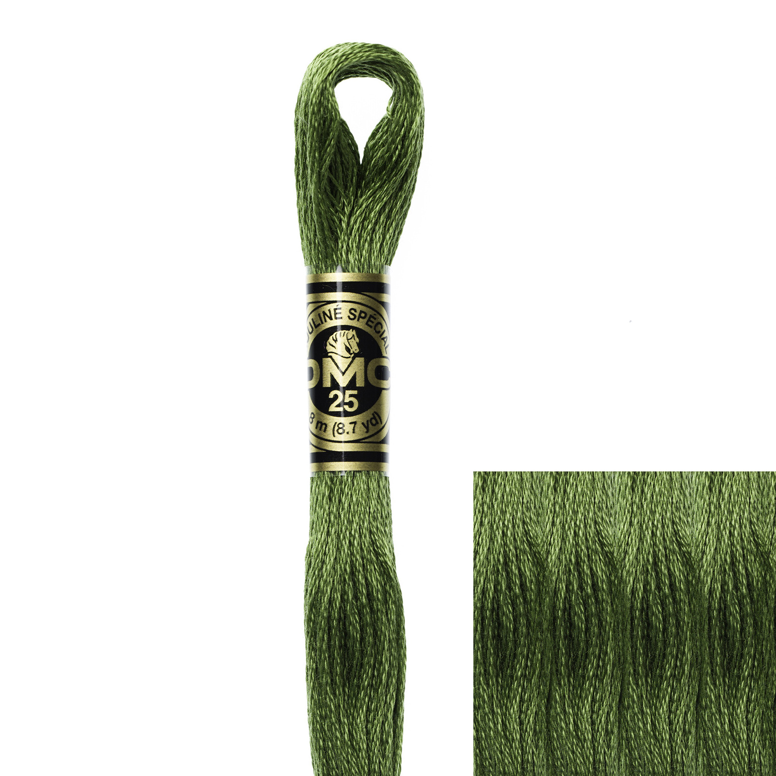 embroidery cotton mouliné spécial dmc - 3346 - 8mt | 1pc