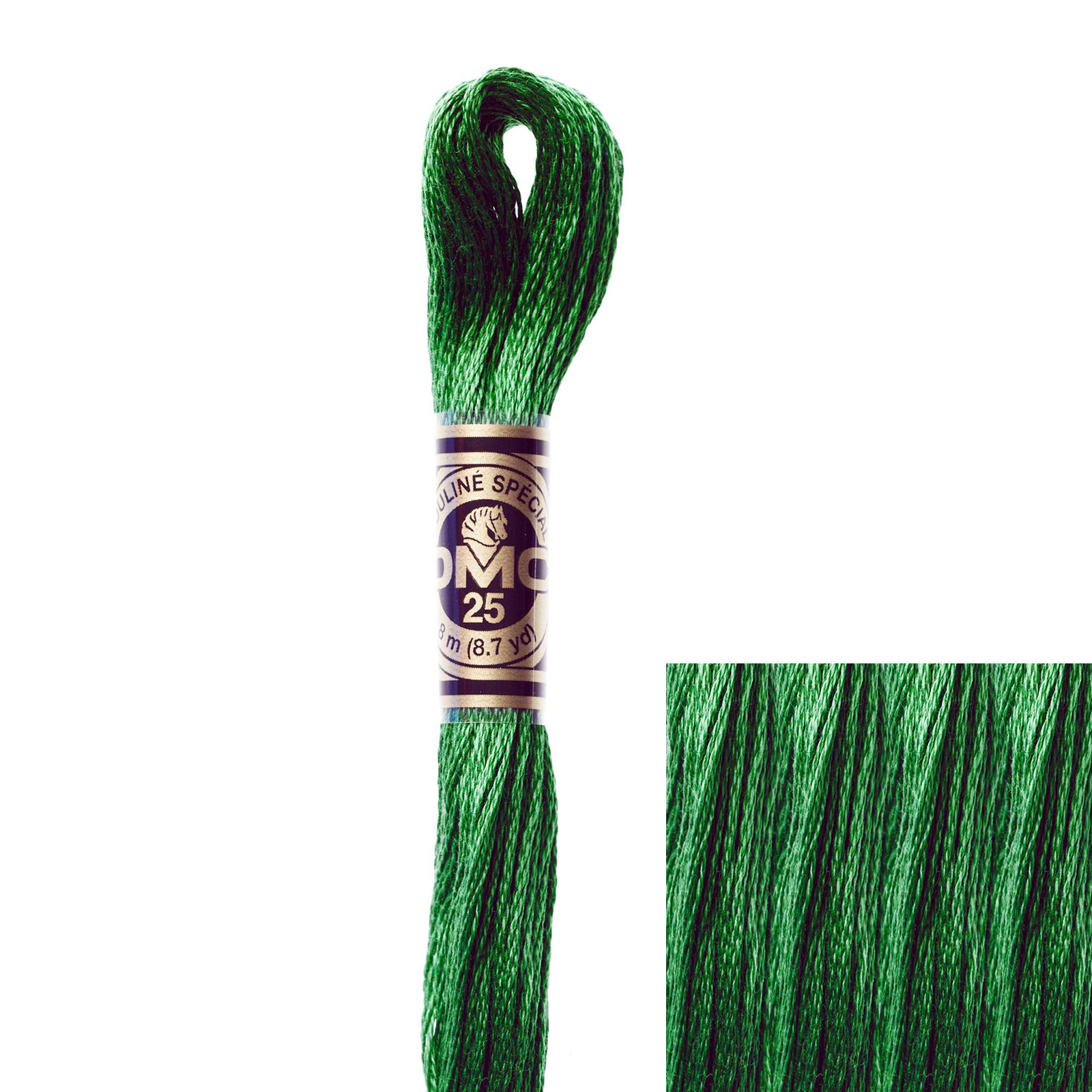embroidery cotton mouliné spécial dmc - 699 - 8mt | 1pc