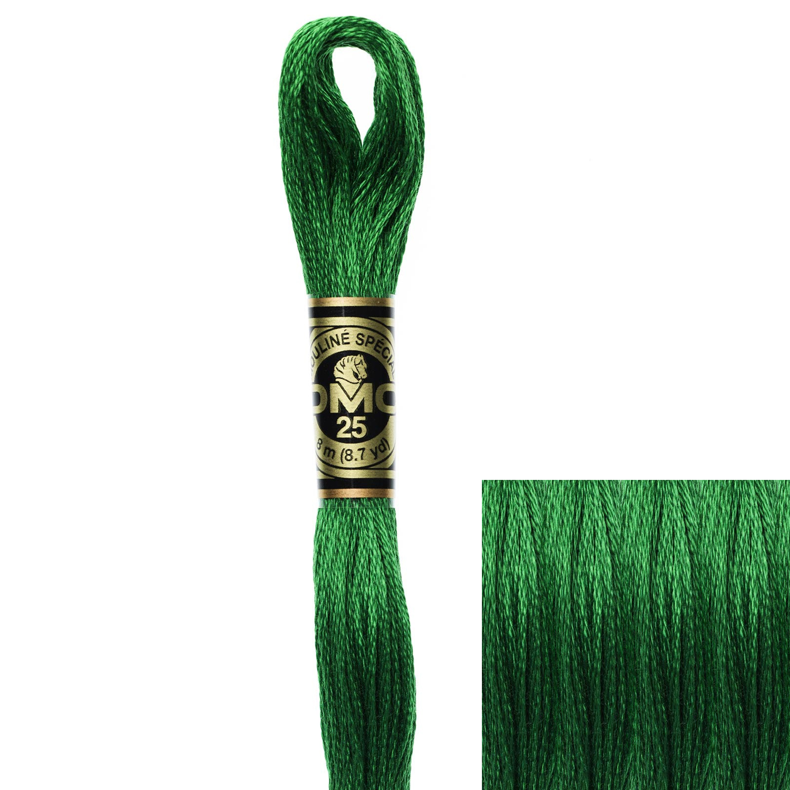 embroidery cotton mouliné spécial dmc - 909 - 8mt | 1pc